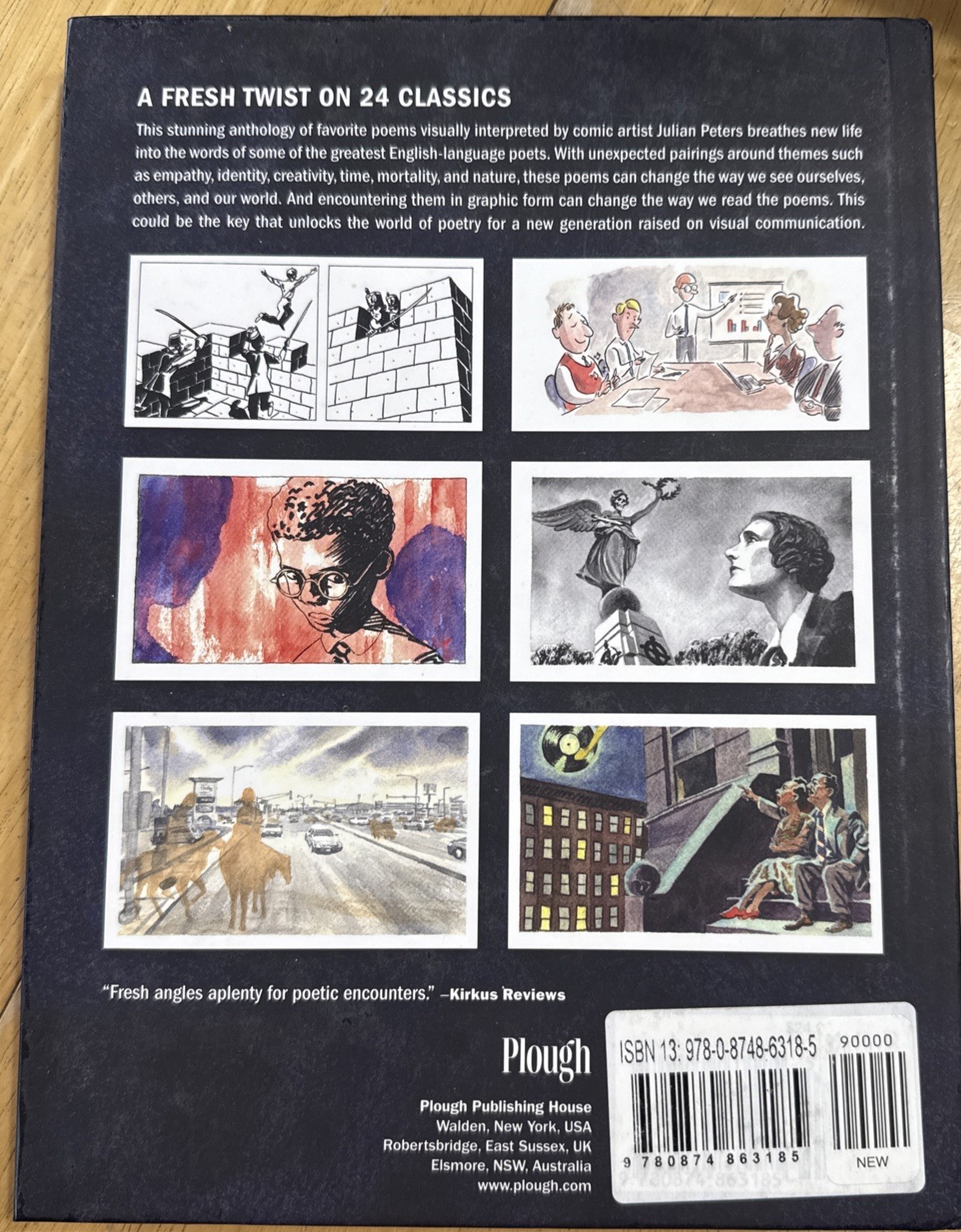 Poems to See By: A Comic Artist Interprets Great Poetry, Julian Peters Hardcover