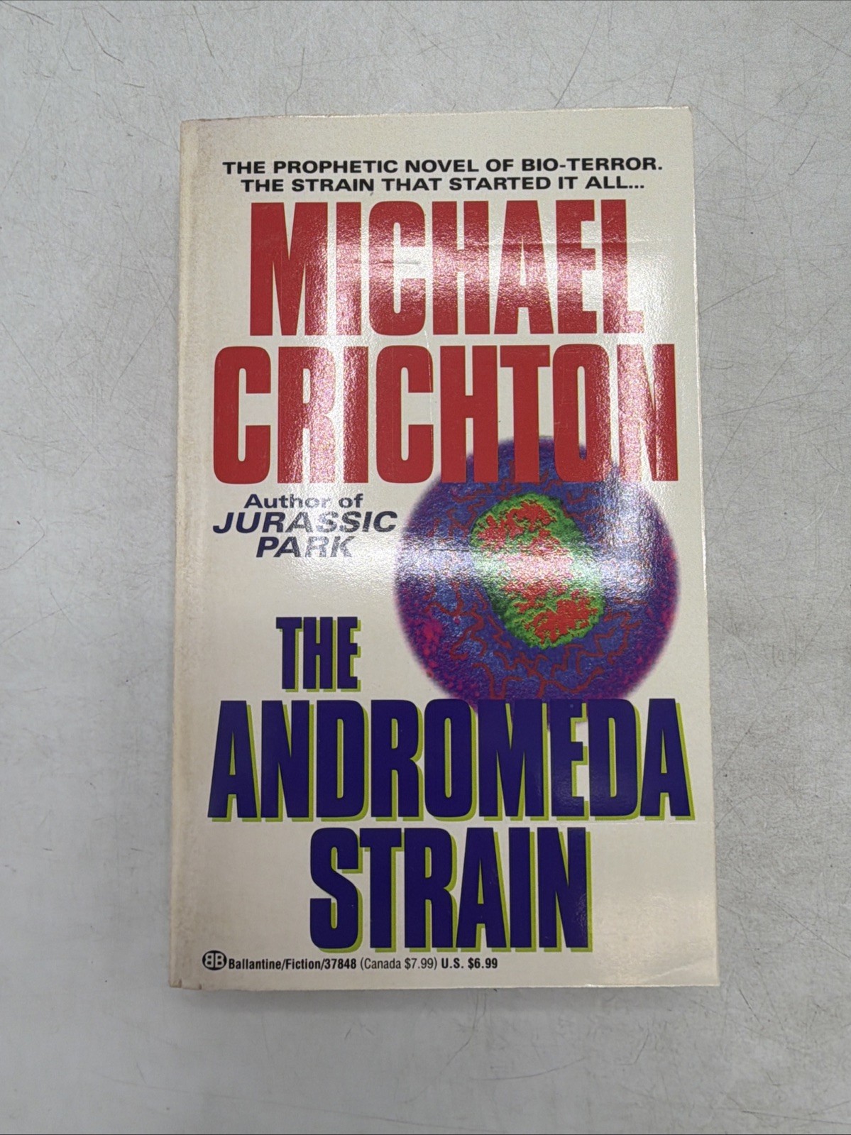Vintage Michael Crichton Classic Thrillers 4 Book Box Set Andromeda Terminal ++