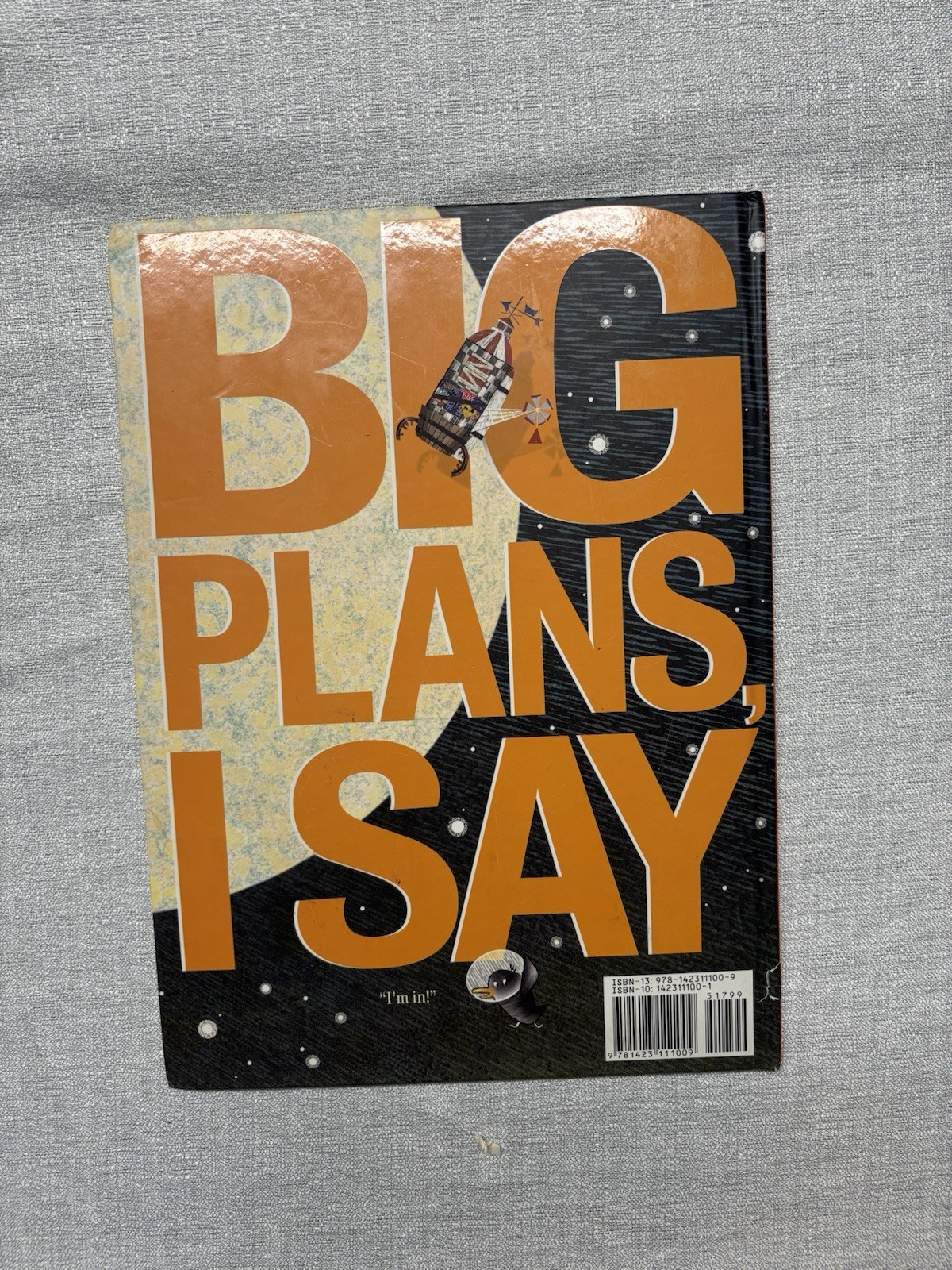 Big Plans by Bob Shea & Lane Smith Hardcover Children’s Picture Book
