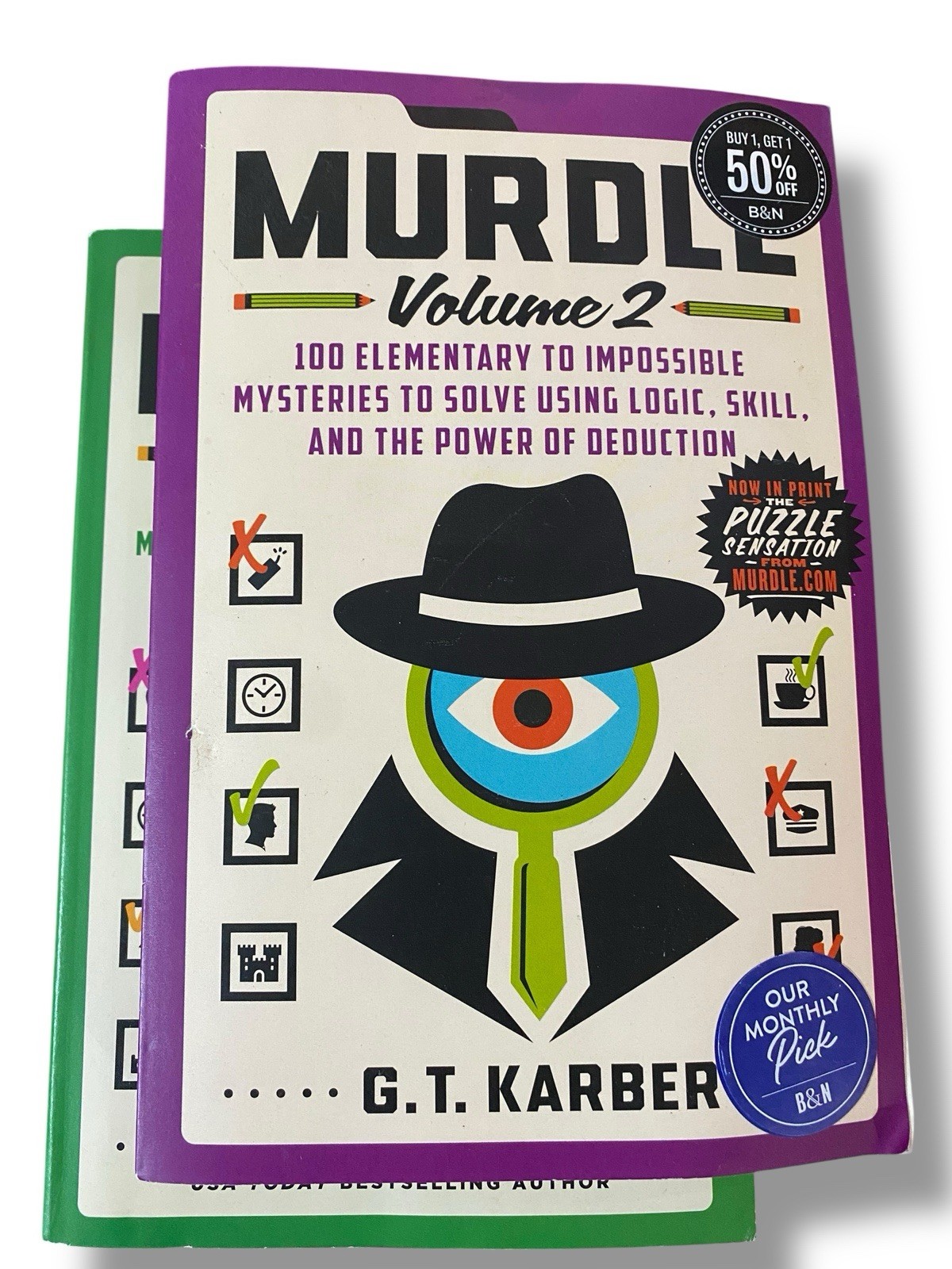 Murdle Puzzle Series 3 Books Set By G. T. Karber Lot