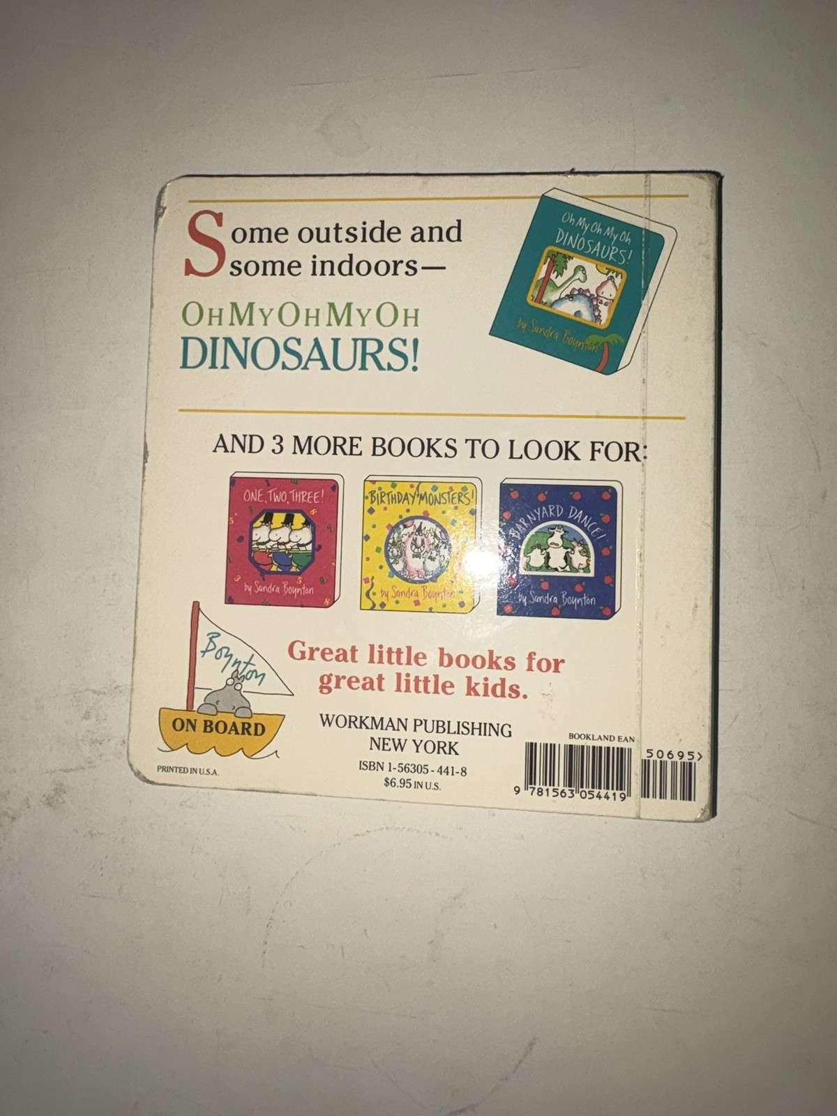 Lot of 9 Sandra Boynton Board Books for Children’s/ Kids/ Toddler *Random Mix*