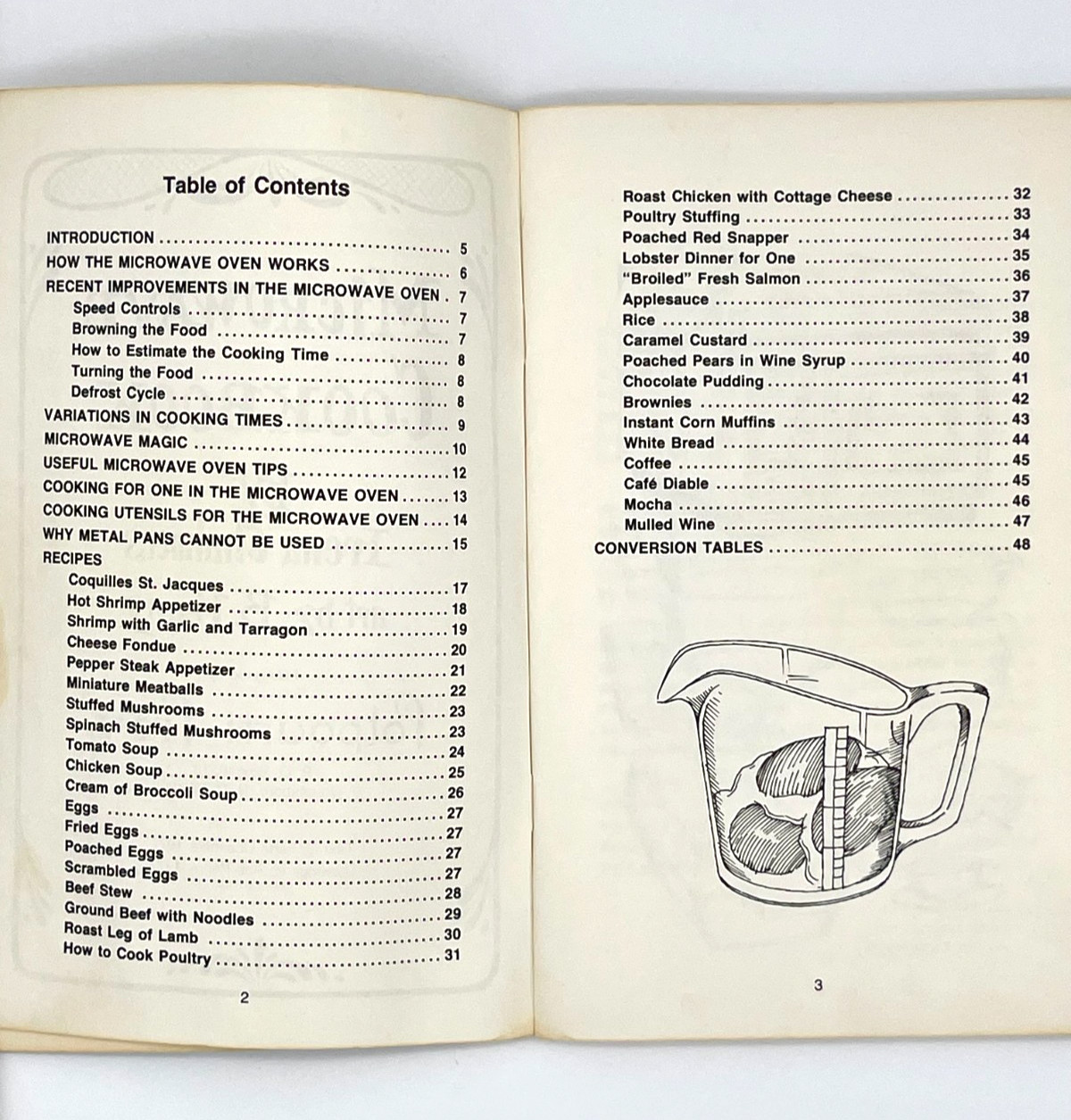 Microwave Cookbook Recipes by Irena Chalmers Potpourri Press 1977- 48 pages