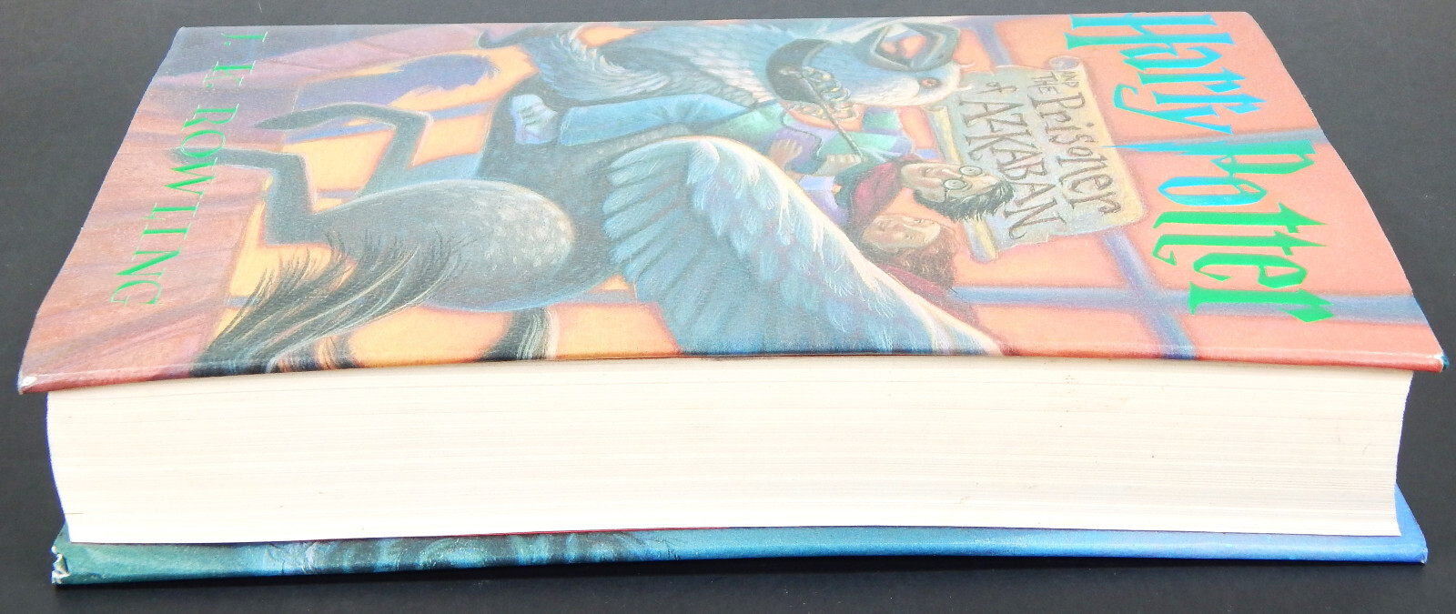 HARRY POTTER PRISONER OF AZKABAN HARDCOVER 1st AMERICAN EDITION 1999 BOOK COVER