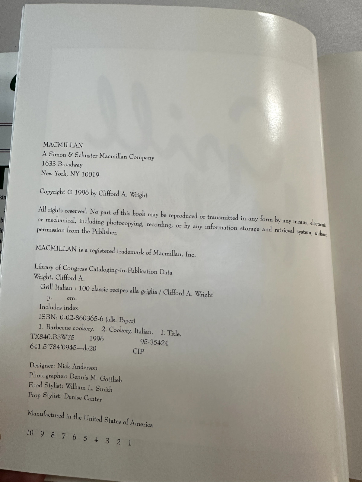 Grill Italian : 100 Classic Recipes Alla Griglia by Clifford A. Wright (1996,…