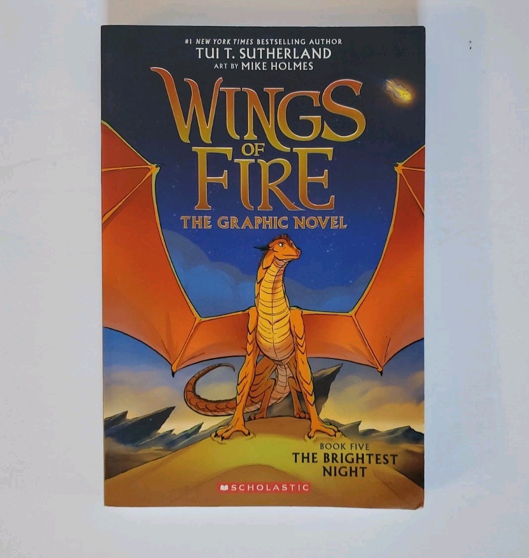 Wings of Fire Graphic Novels 5 Books Lot Tui T Sutherland 1 Hardcover 4 PB