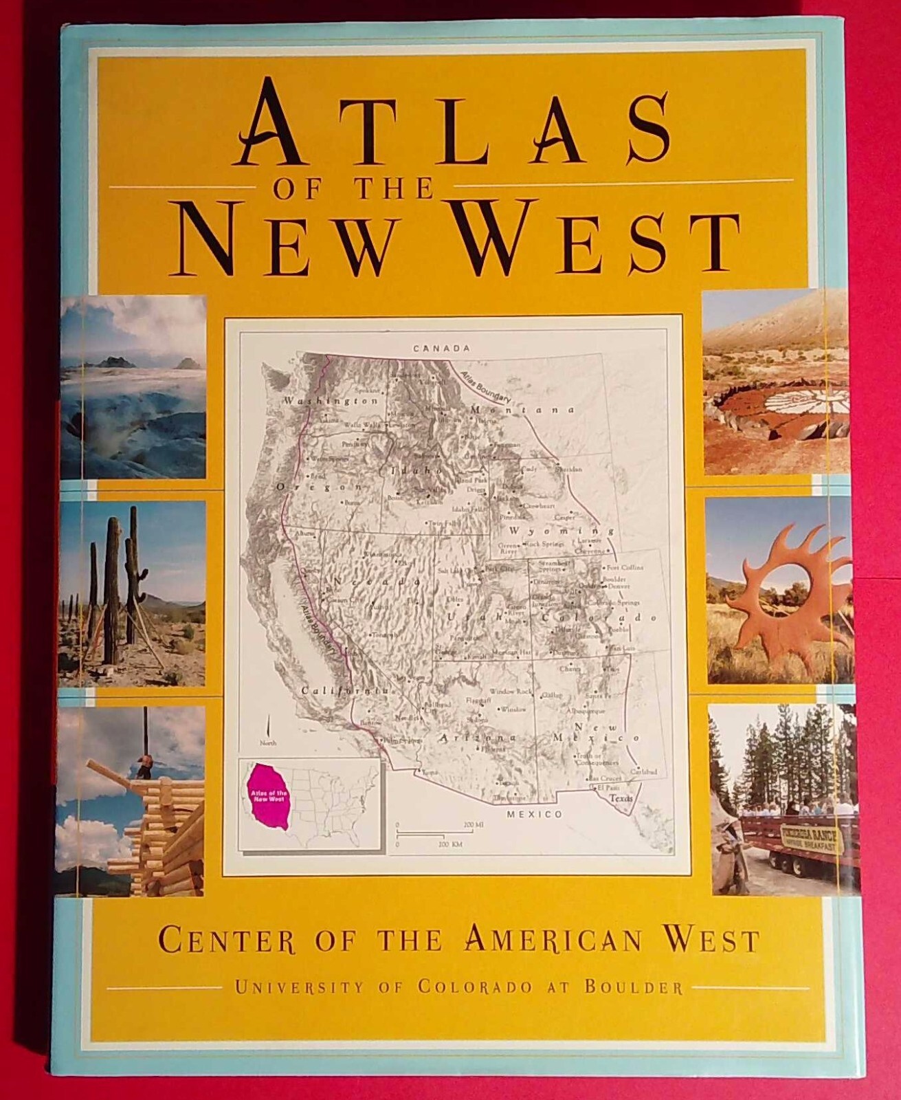 Atlas of the New West, Riebsame, 1997, 1st edition, signed/personalized (A418)