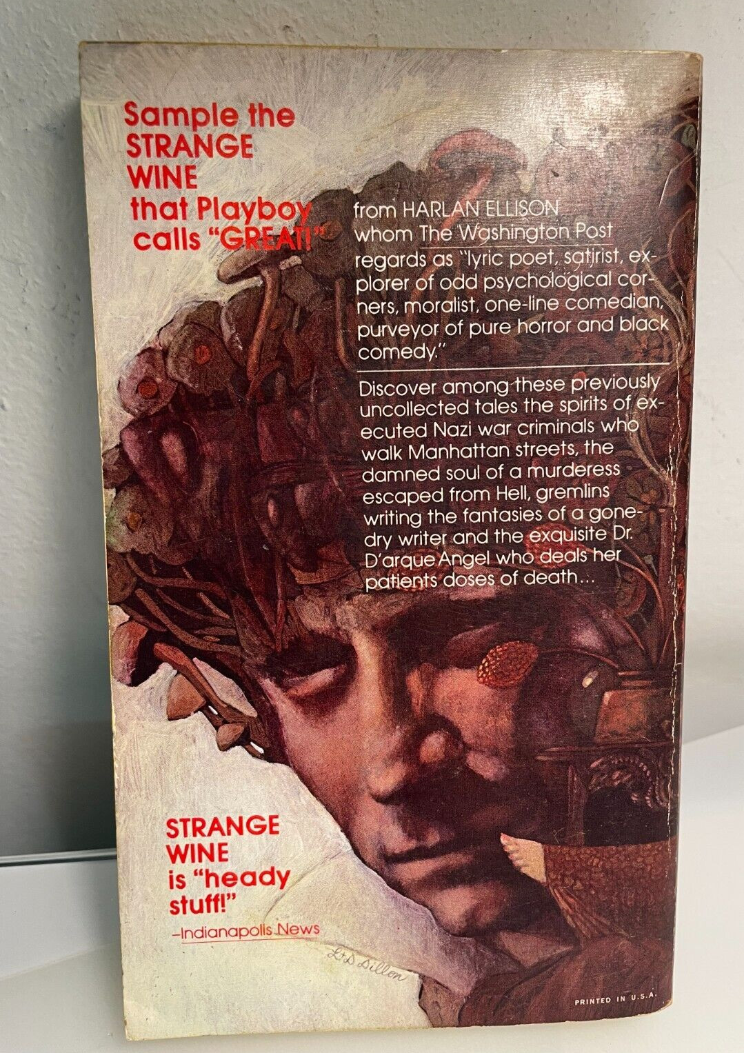 Strange Wine by Harlan Ellison Warner Books Paperback 1st Printing 1979