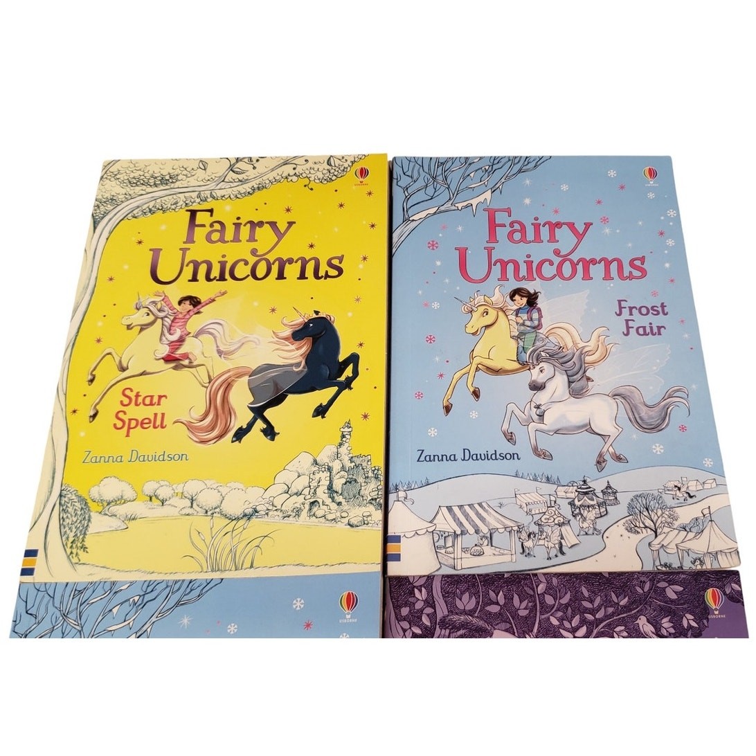 Fairy Unicorns Series Zanna Davidson Lot of 4 Books Used