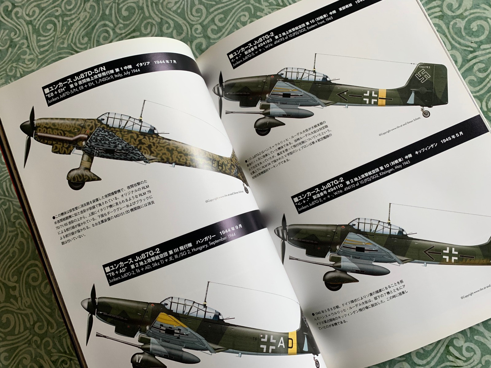 1/32 SCALE AIRCRAFT Bf-109G FW-190D Me-410 Air Modeling Manual 4 FREE US MAIL!