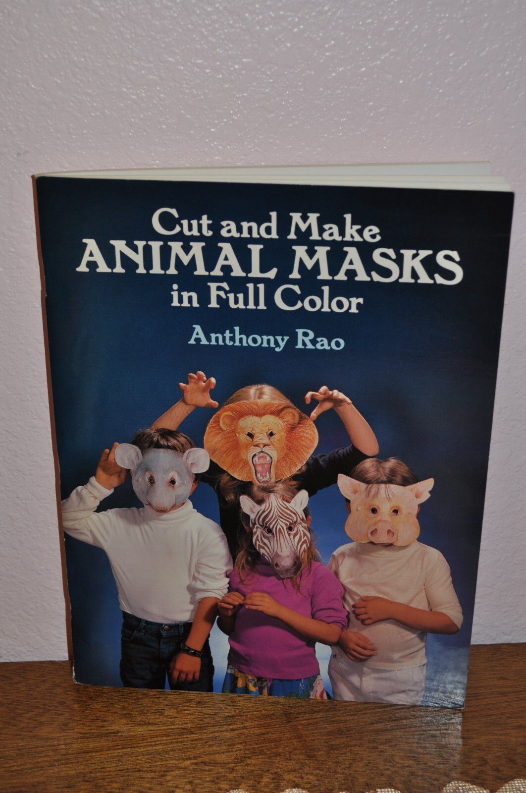 2 CUT AND MAKE ANIMAL MASKS IN FULL COLOR & COLOR ‘N CUT ANMAL MASKS BOOKS