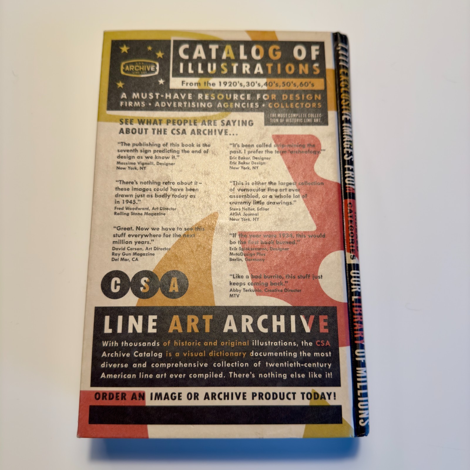 CSA Archive Line Art Catalog of Stock Art – First Edition – 1995 – Excellent Con