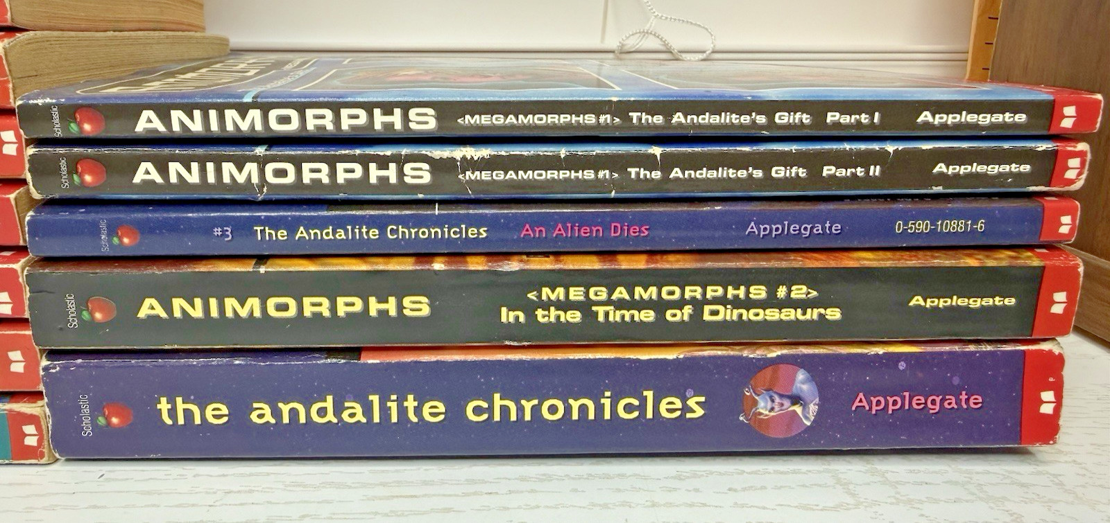 22 PC ANIMORPHS MEGAMORPHS ANDALITE CHRONICLES PAPERBACK BOOKS LOT APPLEGATE (K)