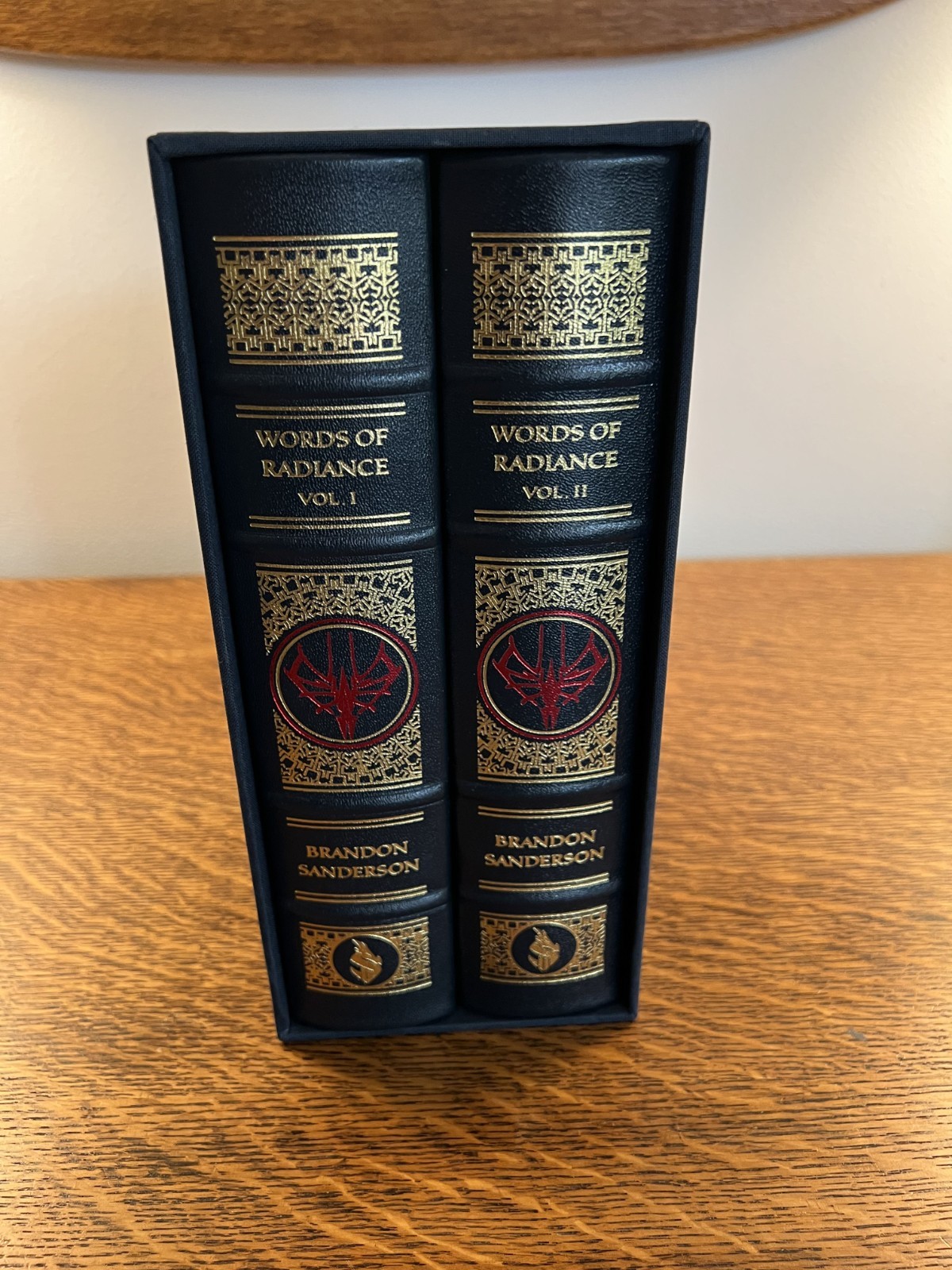 Words of Radiance Brandon Sanderson Dragonsteel Leatherbound Signed New