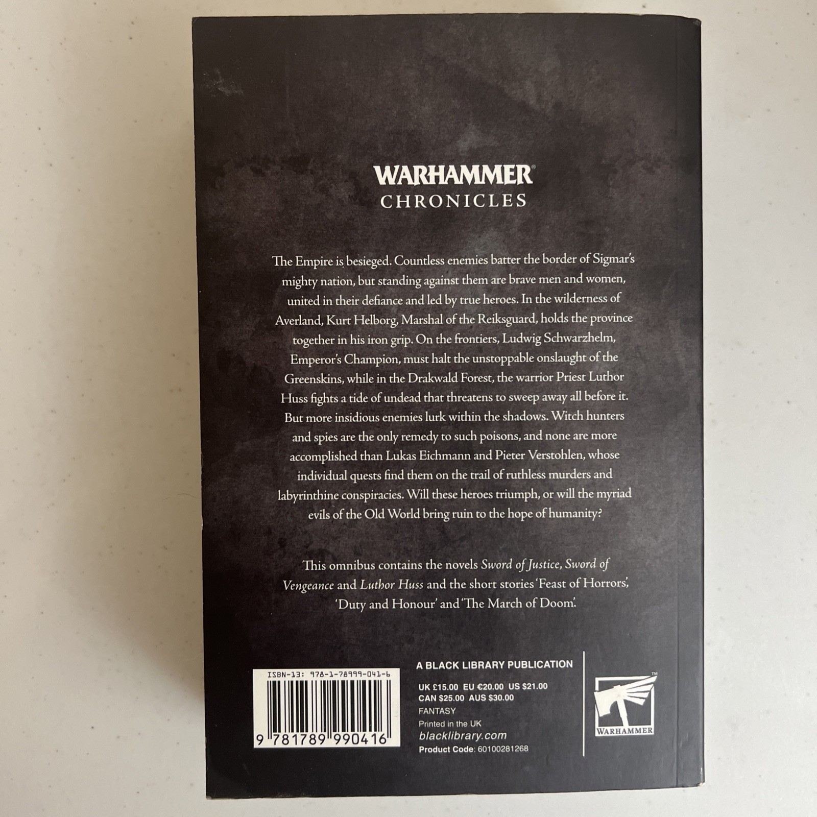 Heroes of the Empire by Chris Wraight Warhammer Chronicles Paperback