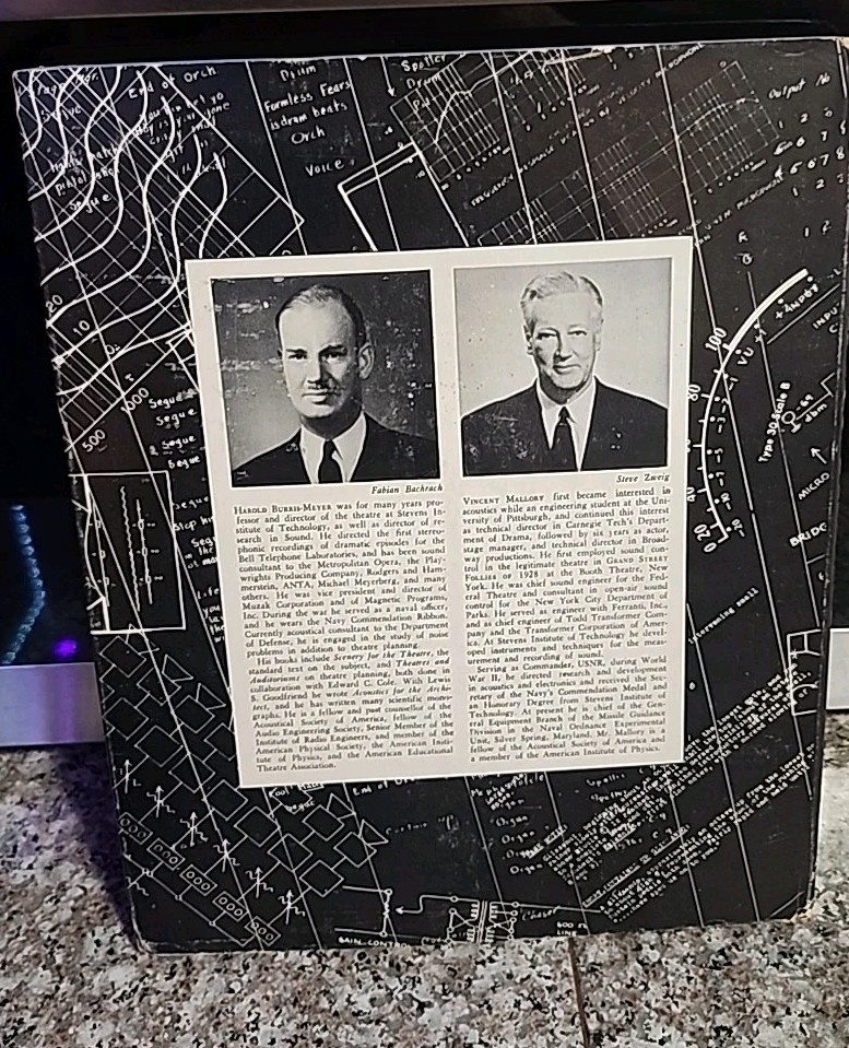 Sound in the Theatre Hardcover Harold Burris Meyer & Vincent Mallory 1959 RARE-