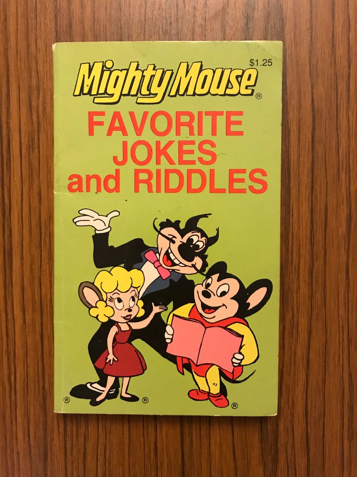 MIGHTY MOUSE Favorite Jokes & Riddles 1980 w/Deputy Dawg, Heckle, Jeckle $1.25