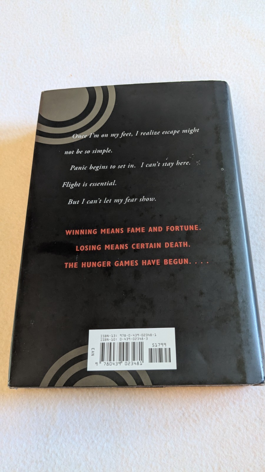 The Hunger Games Book 1 Suzanne Collins Hardcover First Edition