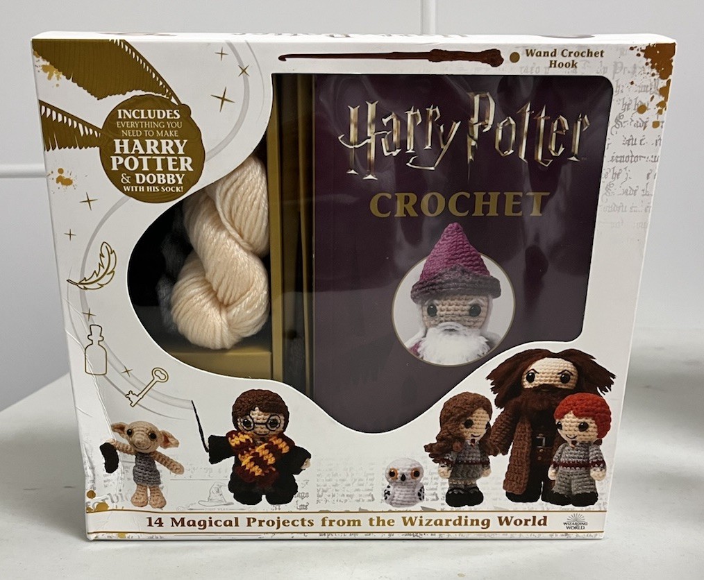 Harry Potter Crochet Kit With Wand Crochet Hook LIKE NEW