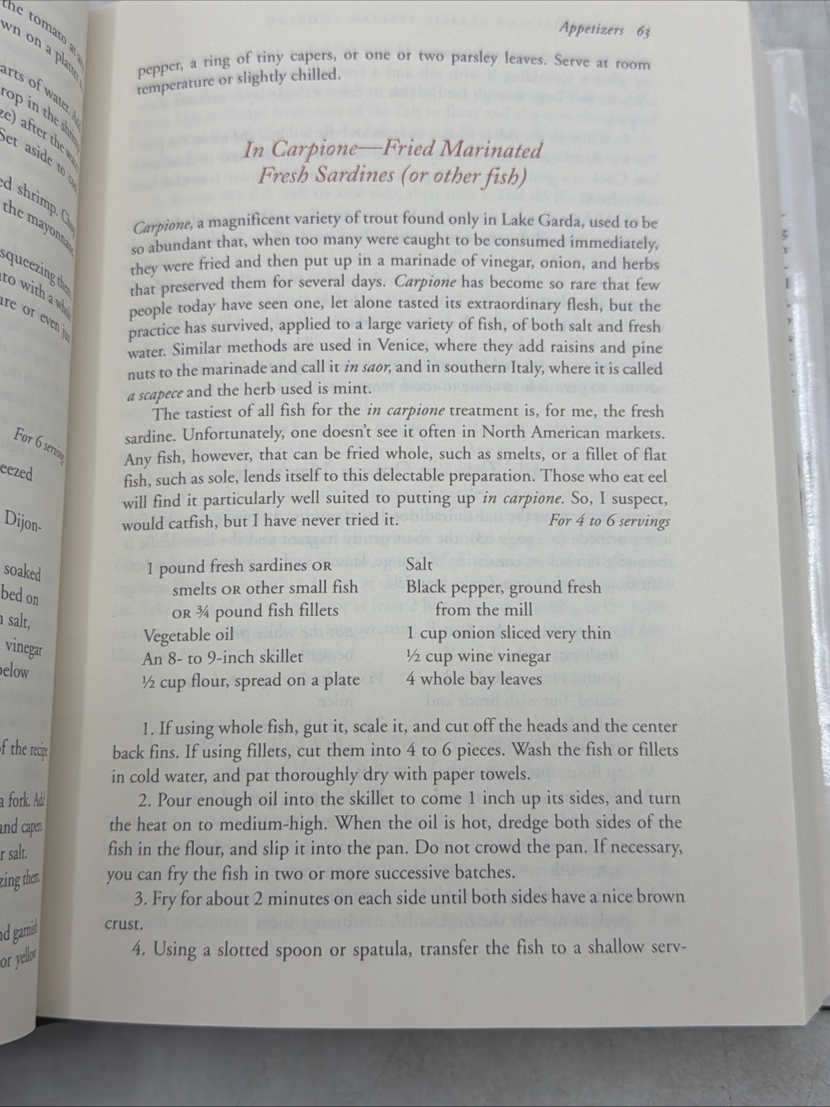 Essentials of Classic Italian Cooking by Marcella Hazan 1993 Cookbook : VeryGood