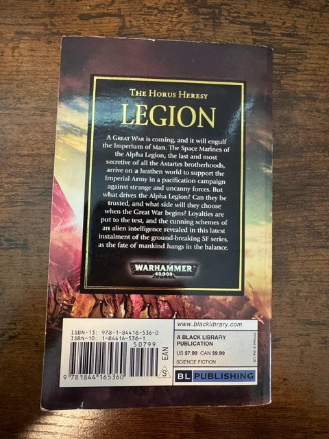 Legion (Horus Heresy) by Dan Abnett MMPB