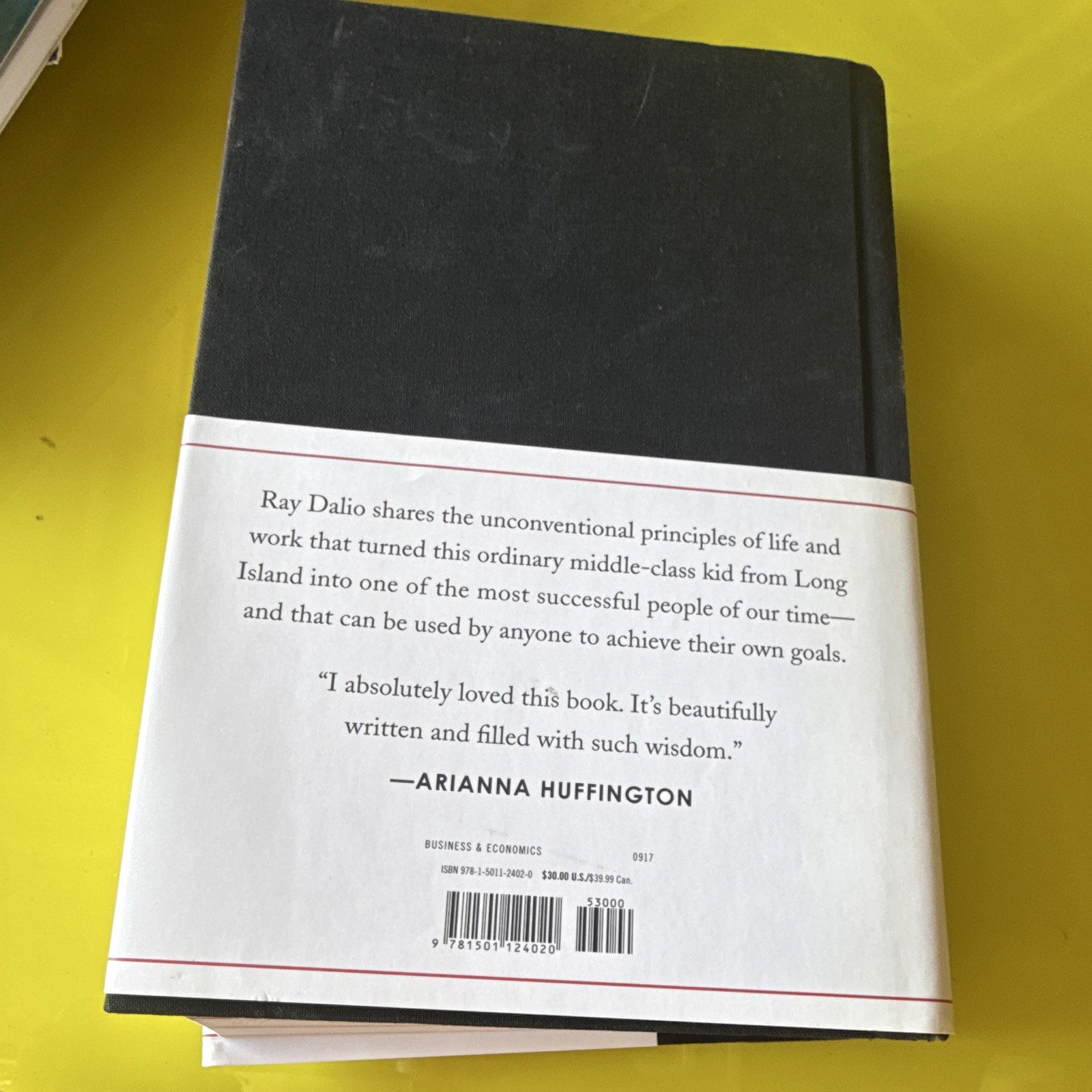 Ray Dalio Principles: Life and Work (2017) Hardcover Simon & Schuster, Series