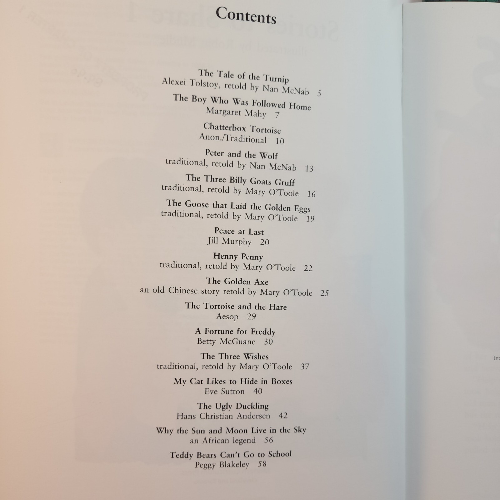 Modern Curriculum Press Stories to Share Grammer School Classical Literature 1-3