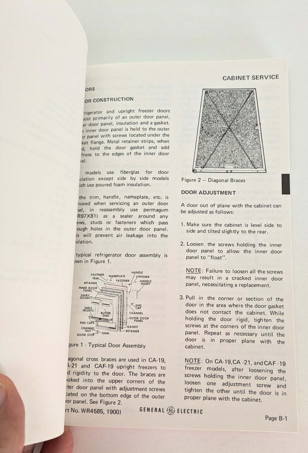 1975–76 GE Refrigerator-Freezer Service Handbook General Electric Repair Manual
