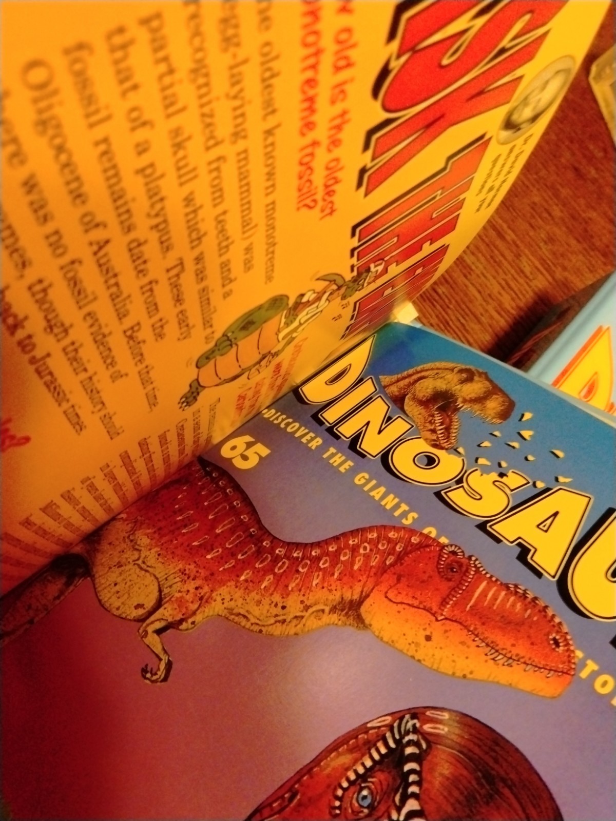 DINOSAURS Discover The Giants Of The Prehistoric World Magazine Lot Of 4 Binders