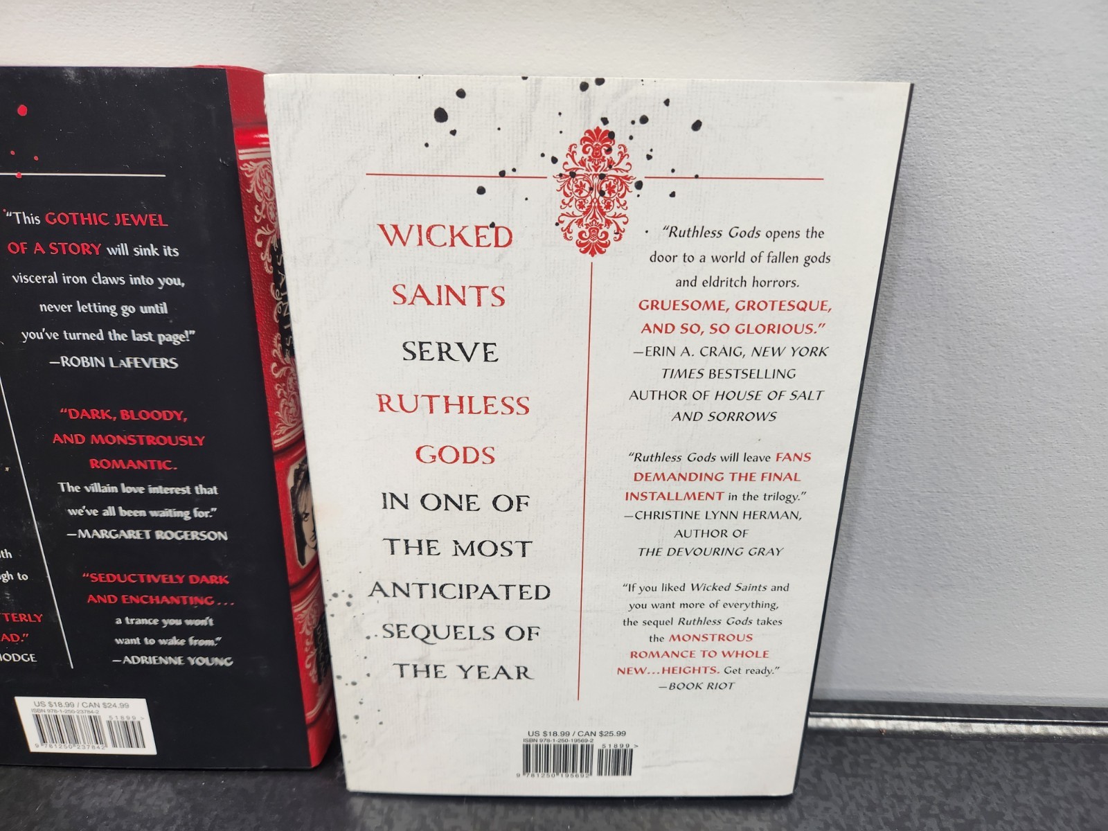 Wicked Saints & Ruthless Gods by Emily Duncan HC 1st Ed w/ (1) Signed Owl Crate
