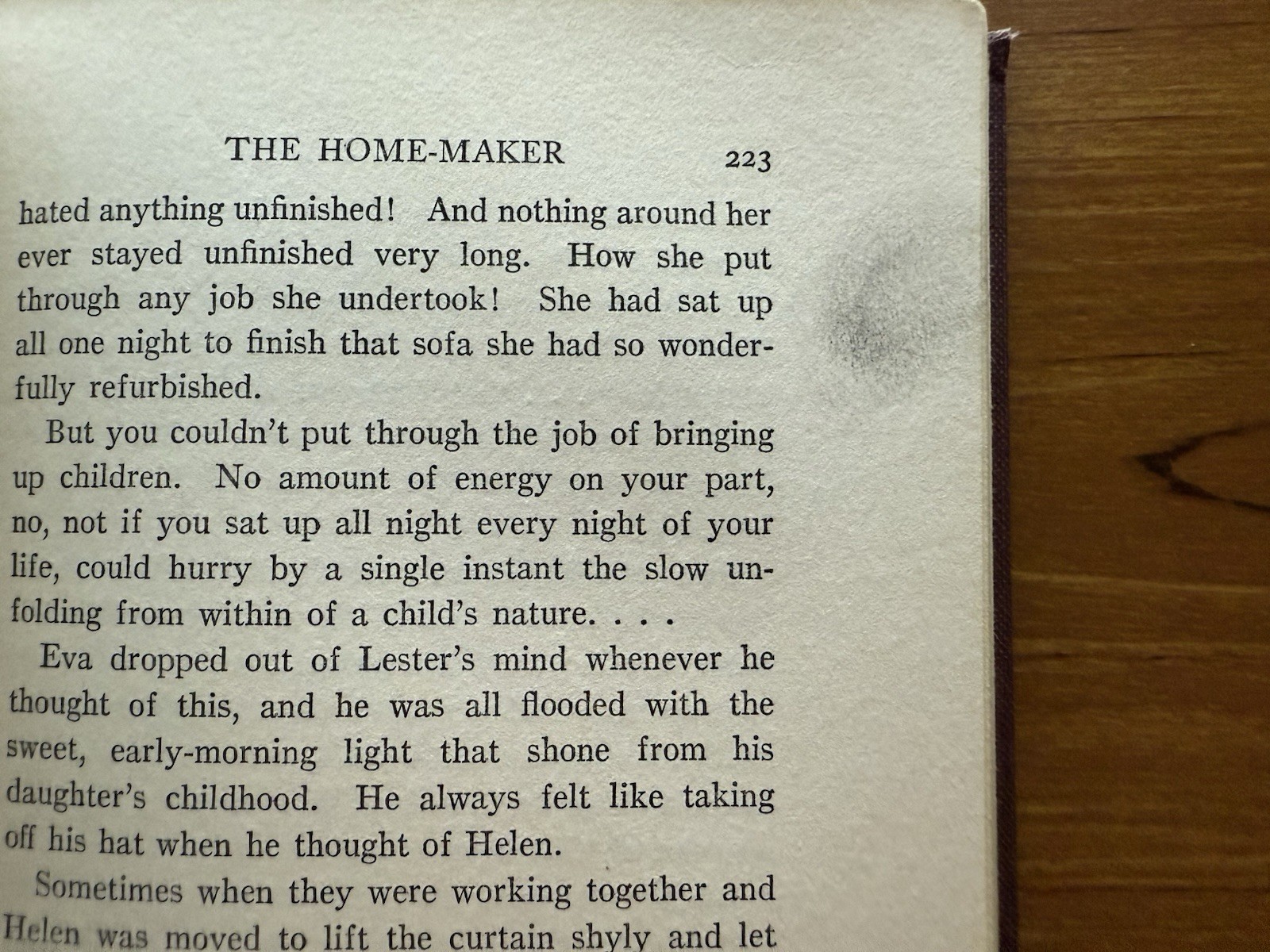 The Home-Maker by Dorothy Canfield, 1924, First Edition, Harcourt Brace & Co