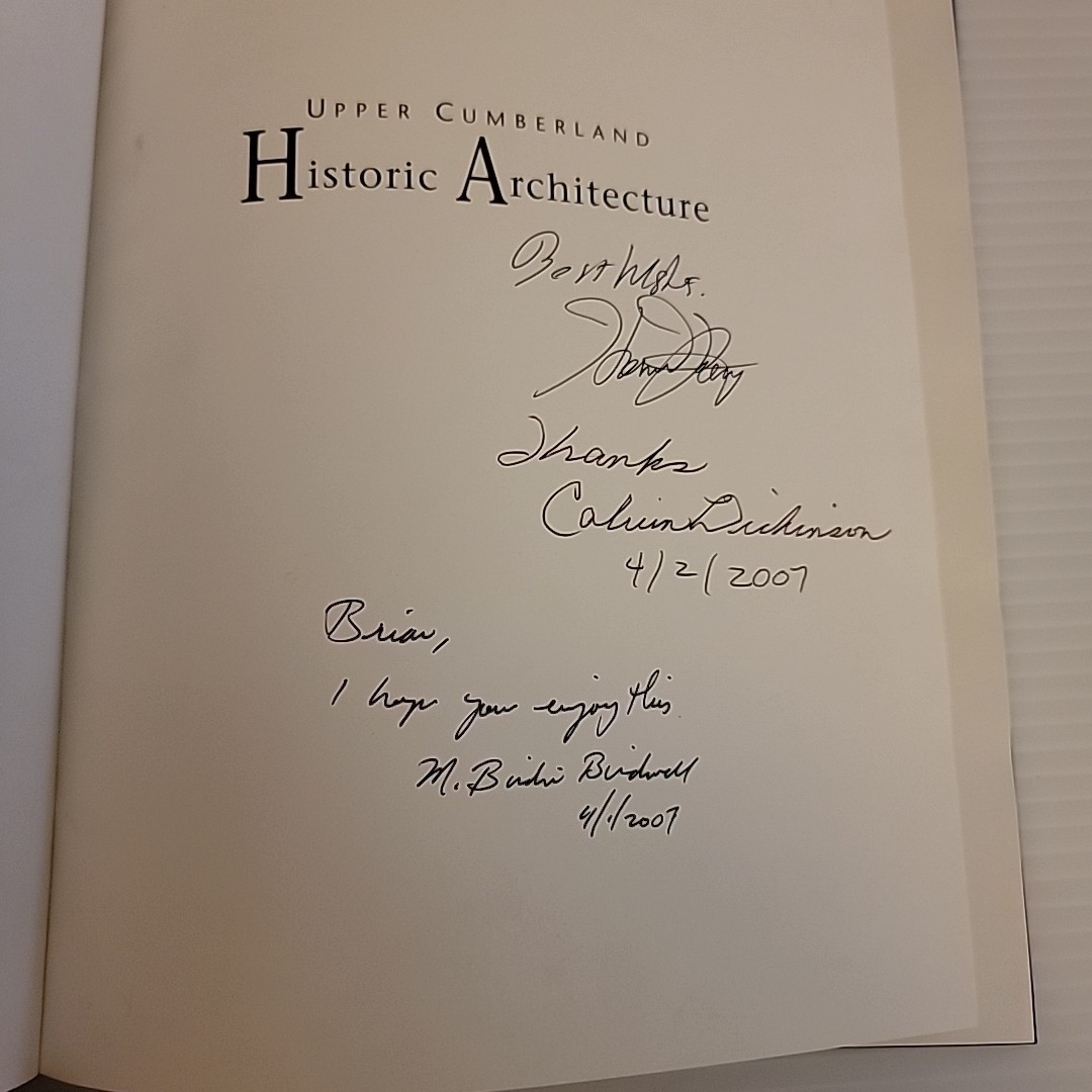 Upper Cumberland Historic Architecture Hillsboro Press 2002 Tennessee SIGNED x 3