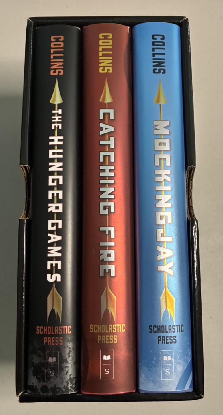 The Hunger Games Trilogy Boxed Hardcover Book Suzanne Collins – New open box