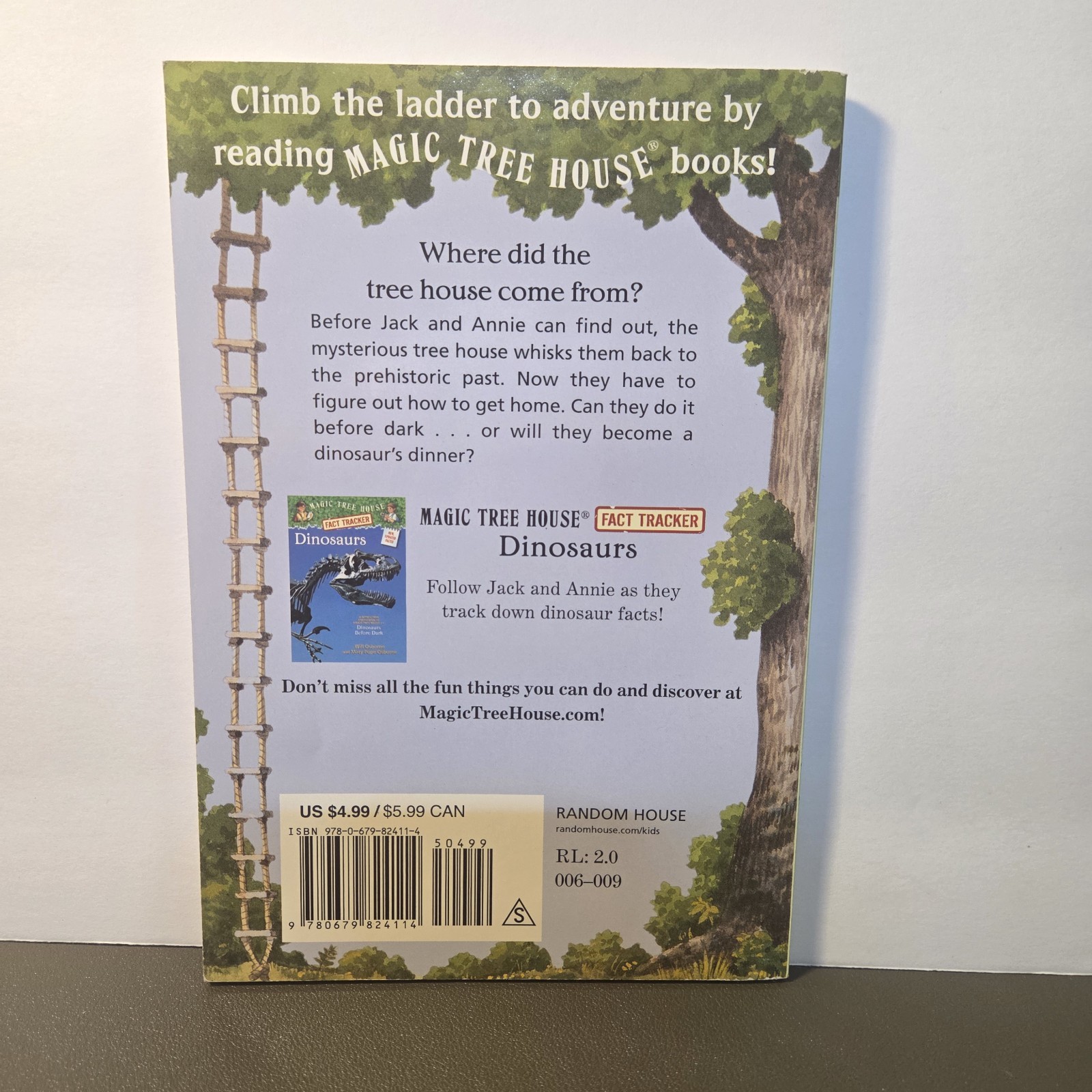 Magic Tree House #1 Dinosaurs Before Dark Paperback Book Mary Pope Osborne