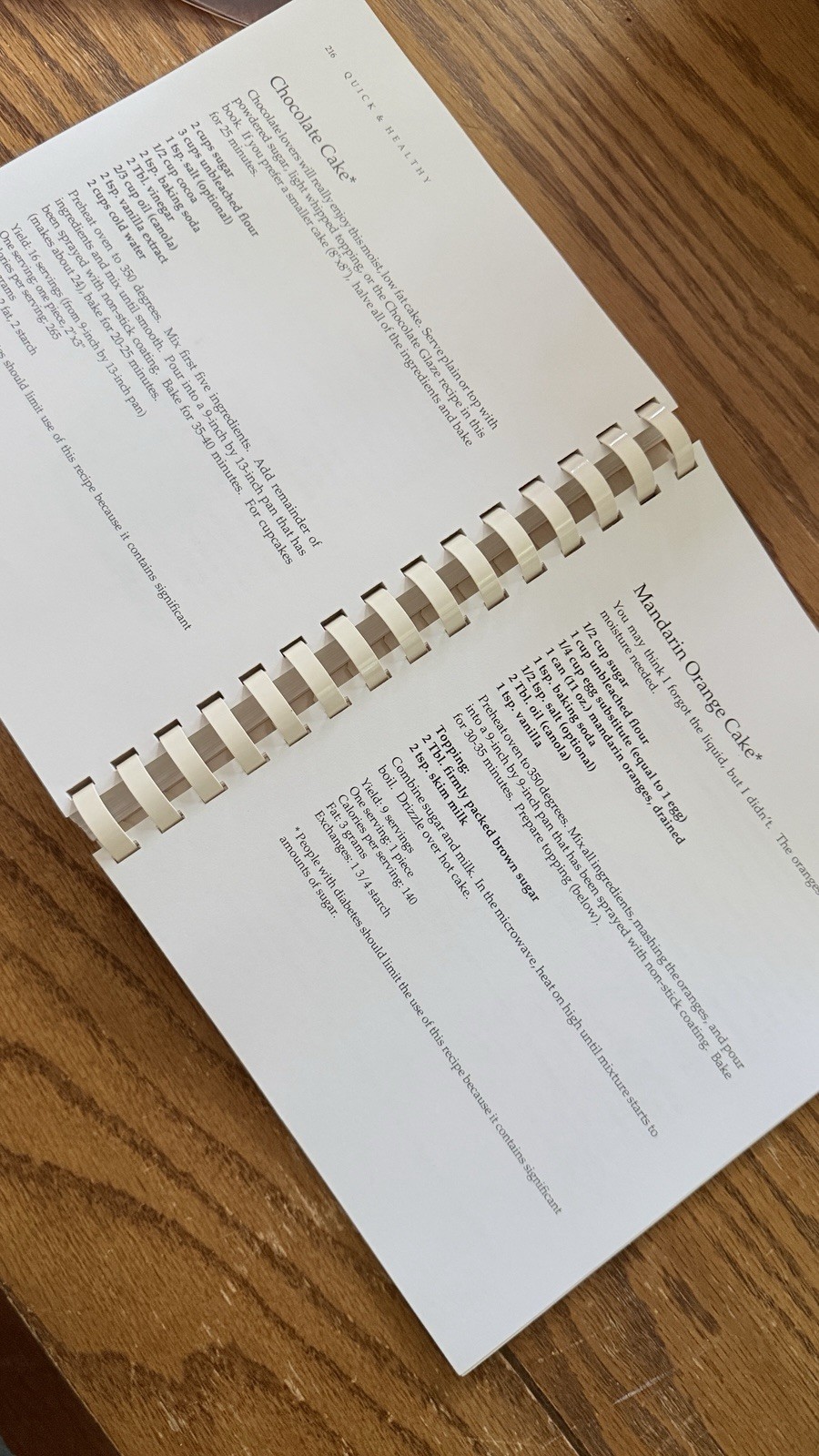 Quick & Healthy Recipes and Ideas cookbook, 1990s