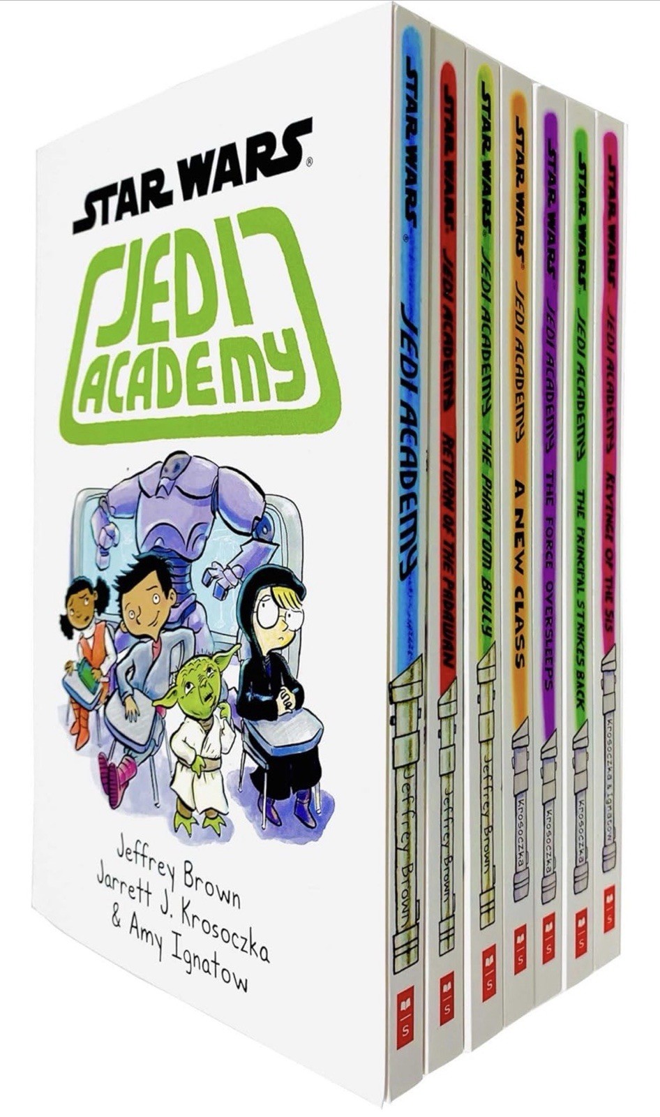 Star Wars Jedi Academy Series Collection 7 Books 1-7 Books NIB New Box Complete