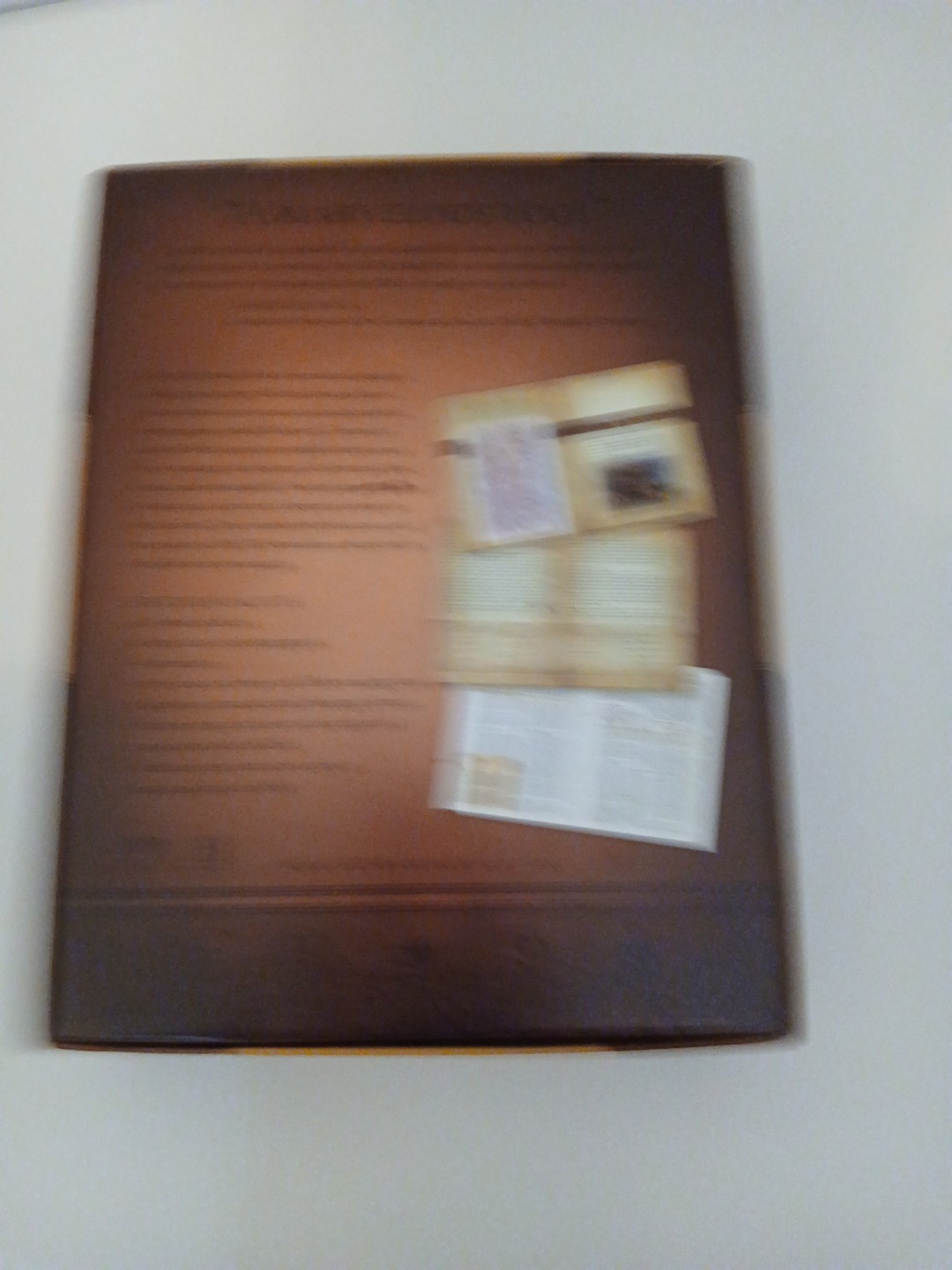 HCSB Study Bible Mahogany Simulated Duotone Leather Color Maps Holman Christian