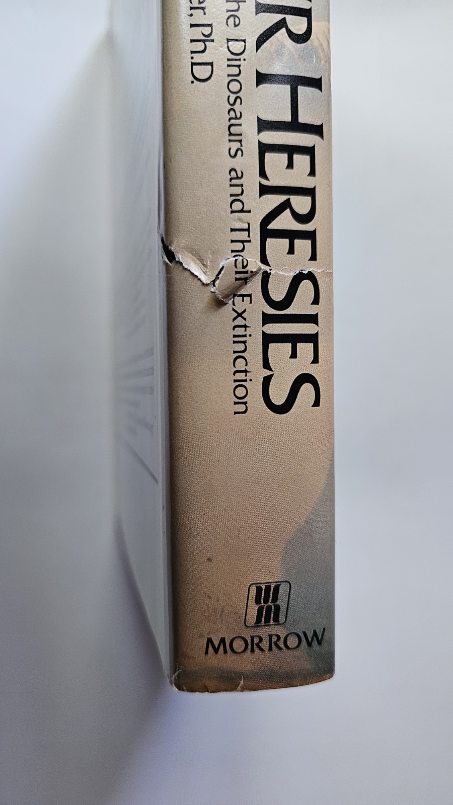 The Dinosaur Heresies by Robert T. Bakker 1986 Edition Vintage Hardcover Book