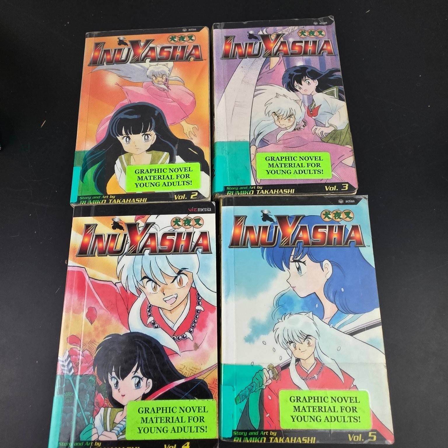 Inuyasha Manga Vol 2-10 13-16 Rumiko Takahashi 2003 Viz Media Action Anime Lot