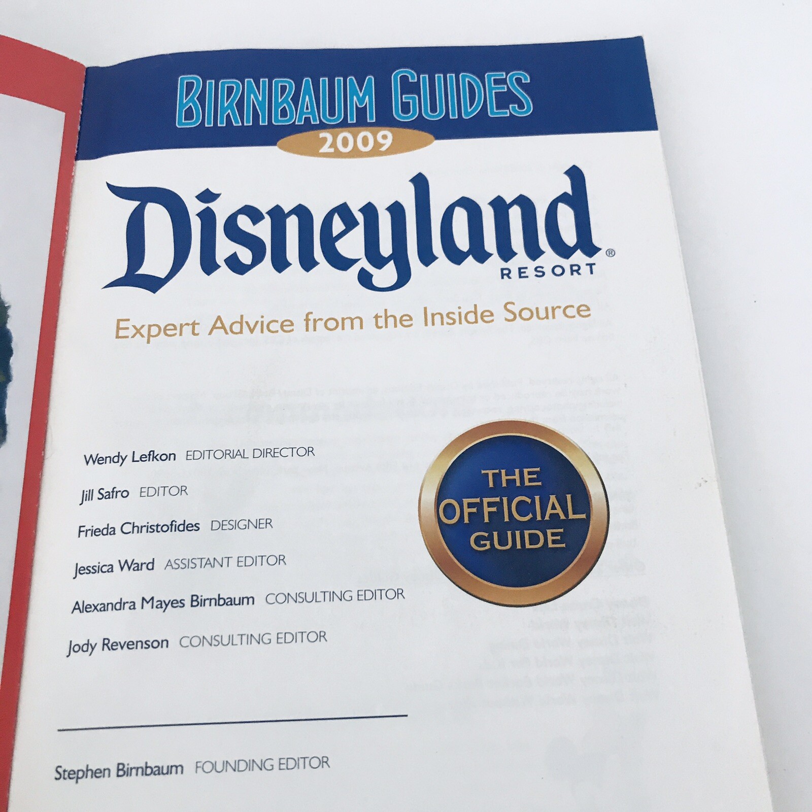 VTG Travel Guide Map For Disneyland Calif Resort 158 Pages By Birnbaum 2009 EUC