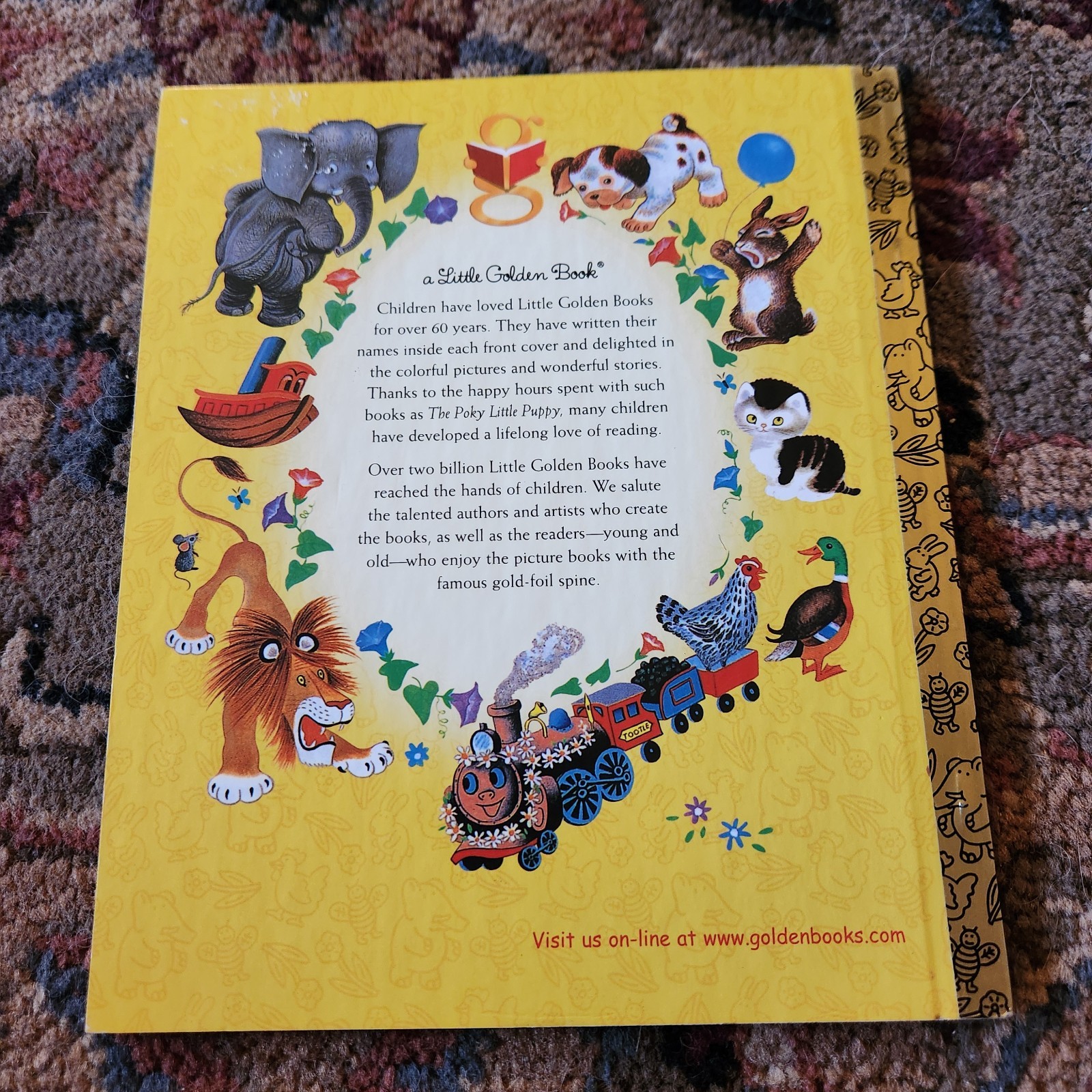 “A Little Golden Book” w/Blank Pages*Rare Unique Notebook*Write Your Own Story*N