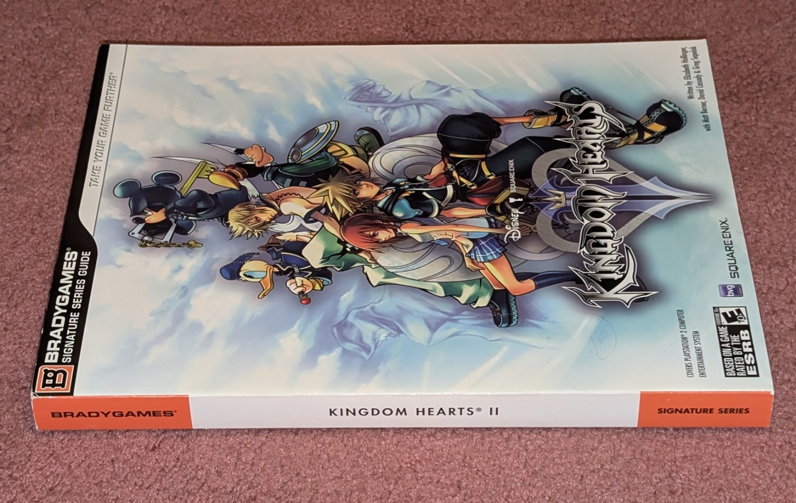 KINGDOM HEARTS II signature series guide BRADYGAMES Disney/ Square Enix POSTER