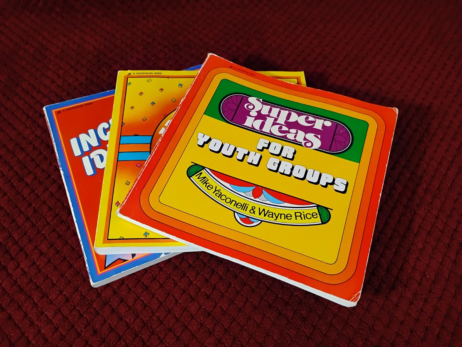 1970s Christian Youth Group books, from Mike Yaconelli & Wayne Rice, 3 books