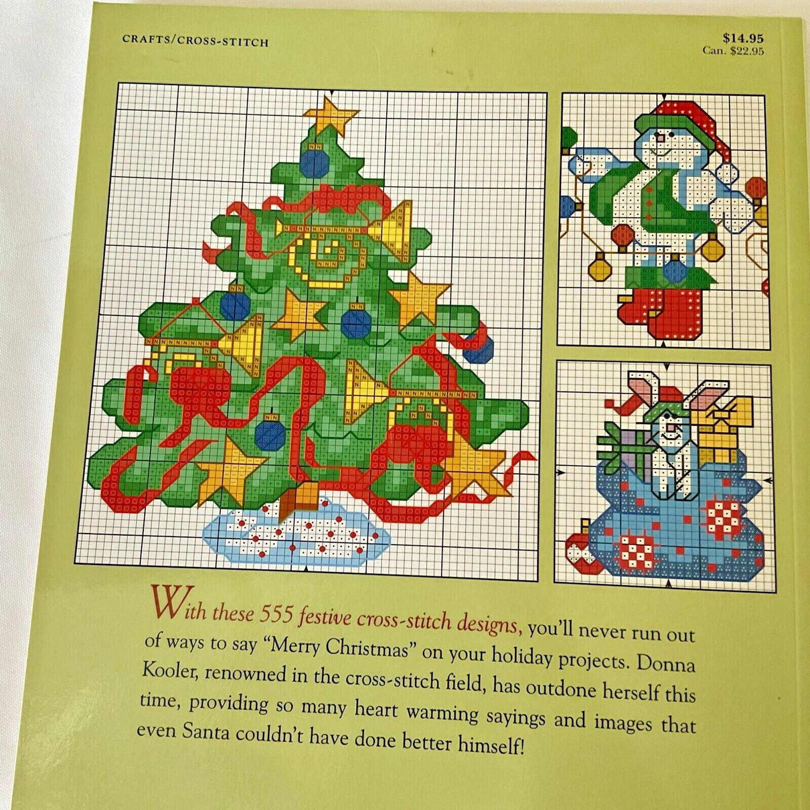 Donna Kooler’s 555 Christmas Cross Stitch Designs ISBN 0-8069-2263-X 128 Pages