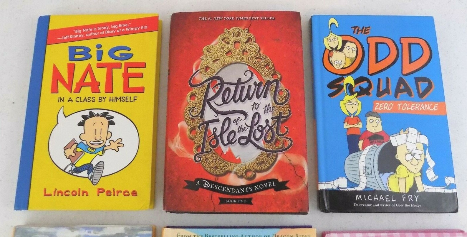 Lot Of 9 Misc. Children’s Books~Disney~Scholastic Press~The Wolf’s Boy~Swindle