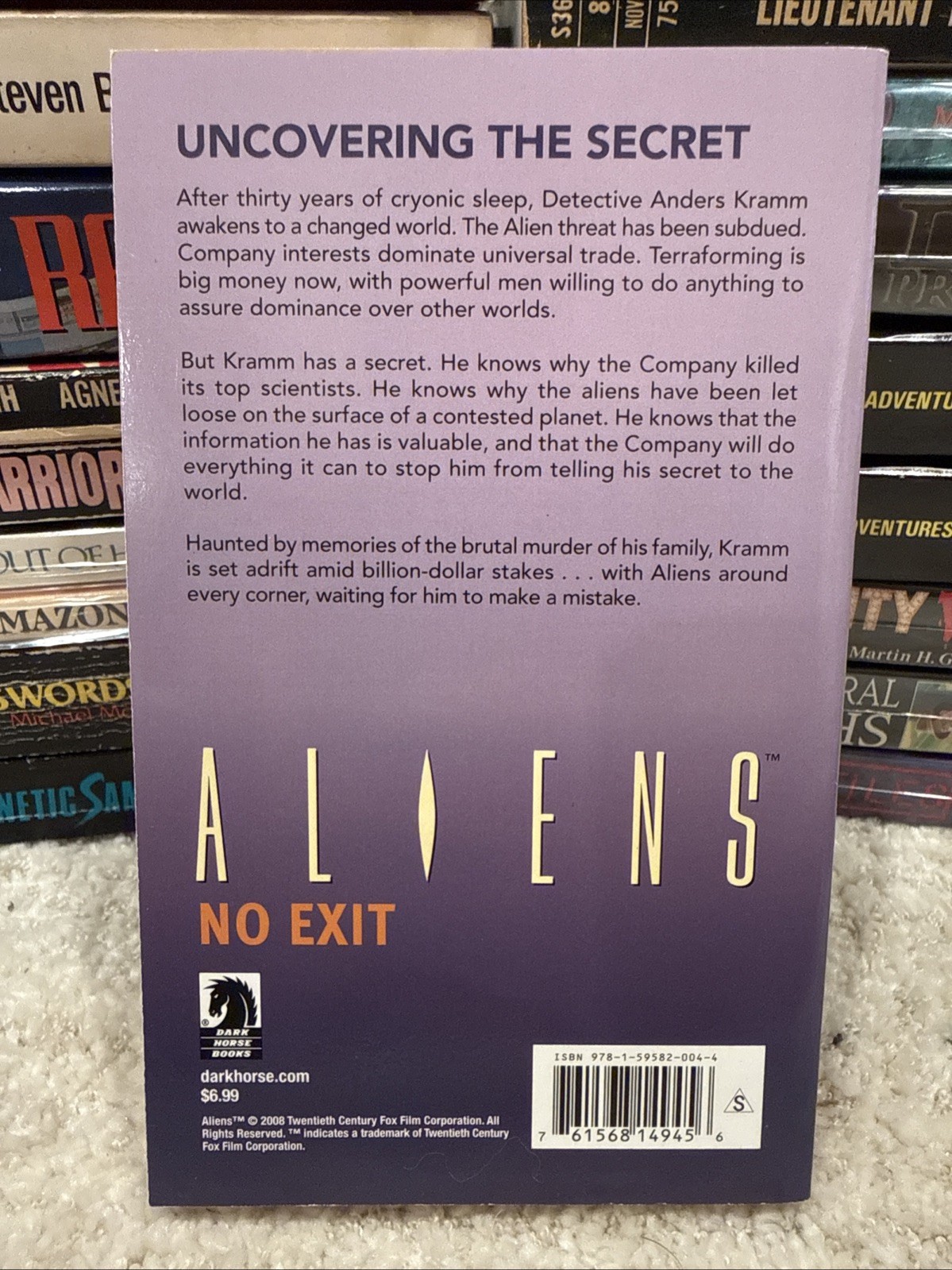 Aliens No Exit by B. K. Evenson – Dark Horse Comics Science Fiction 1st Like New
