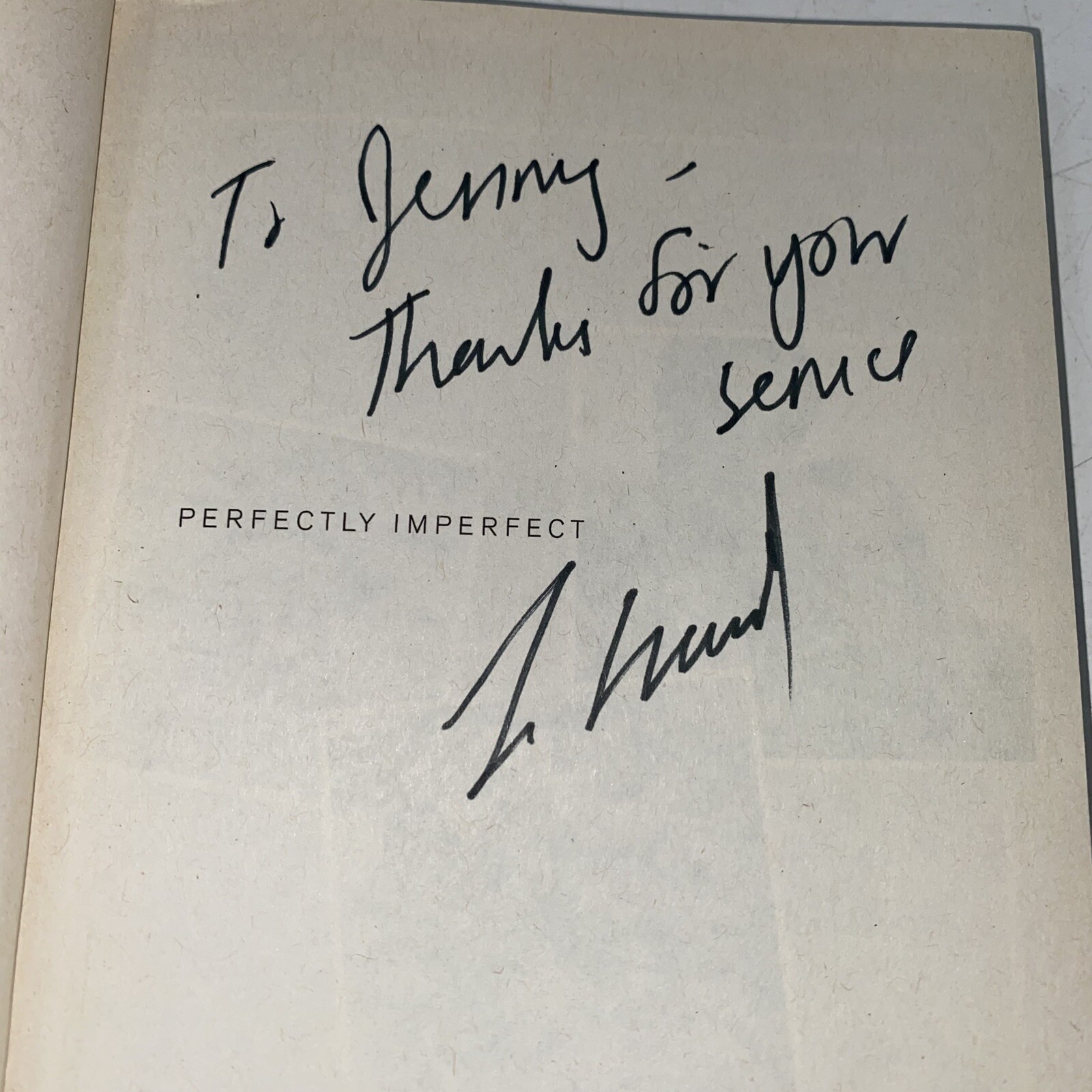 Perfectly Imperfect: A Life in Progress SIGNED Lee Woodruff 2009 TPB 1ST/4TH