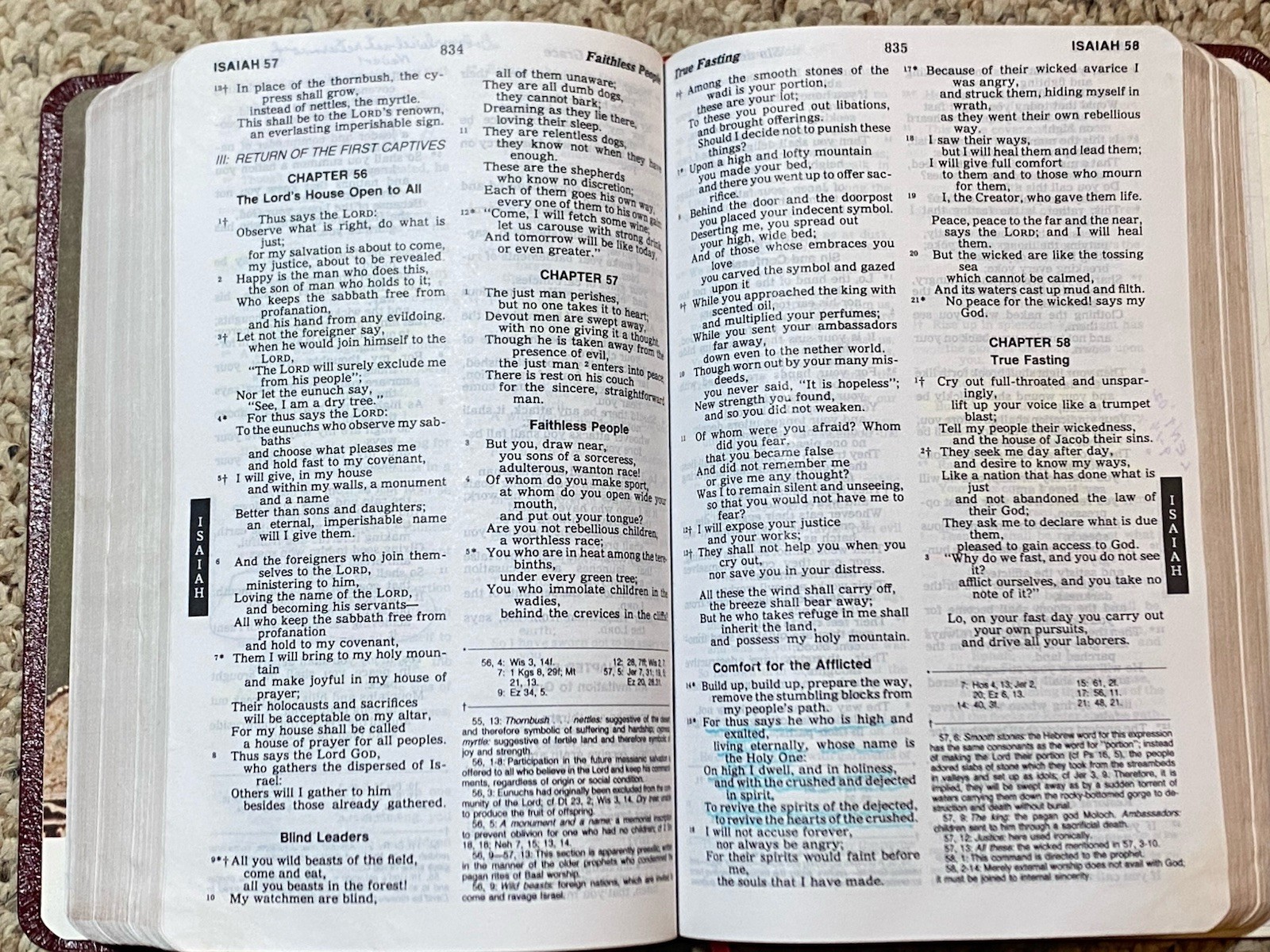 1987 New American Bible Holy Bible Catholic Bible Press 9055NBG Bonded Leather