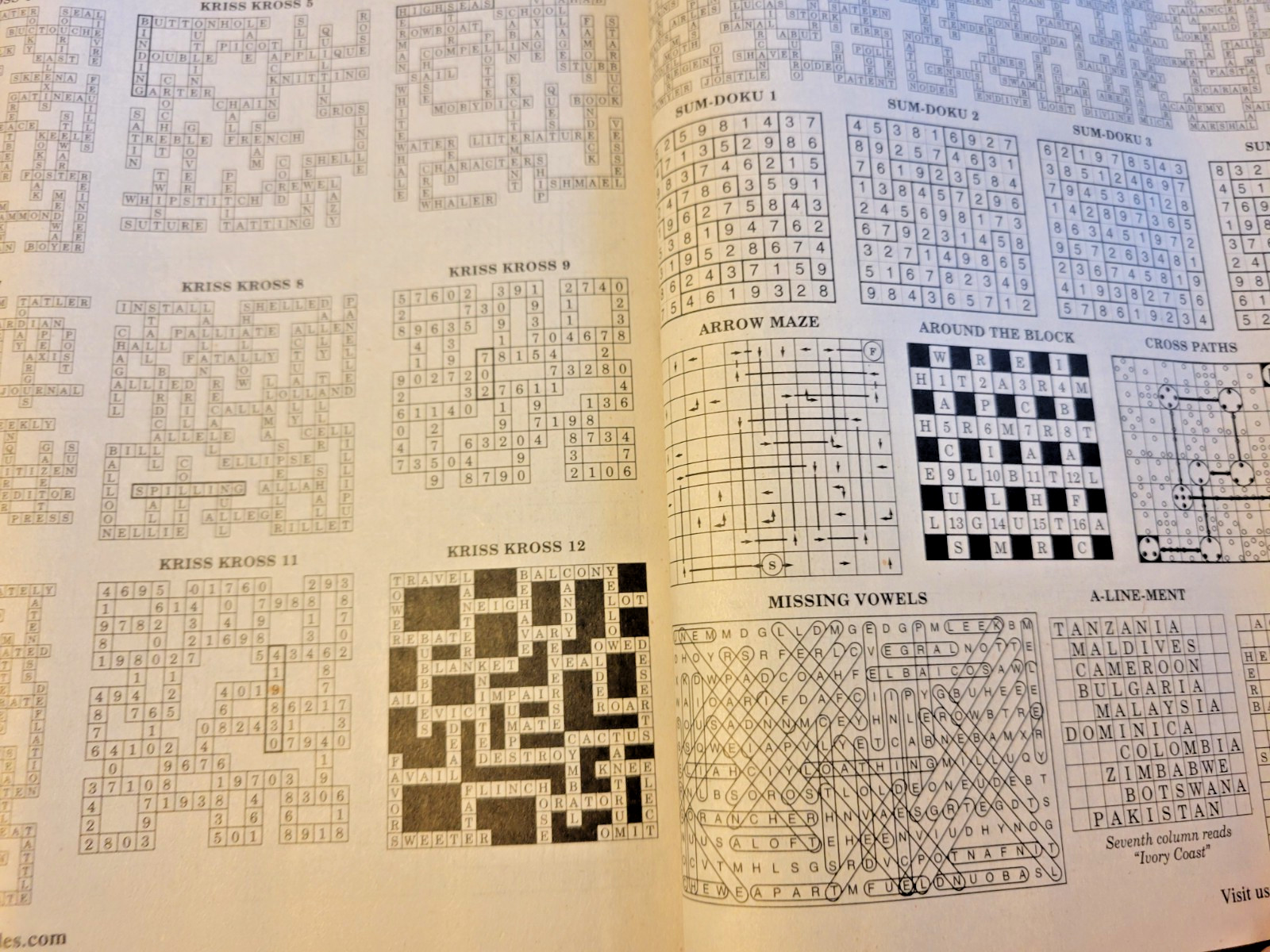 Solver’s Choice Variety Puzzles by DELL – Volume 77 – Fun for Today’s Solvers !