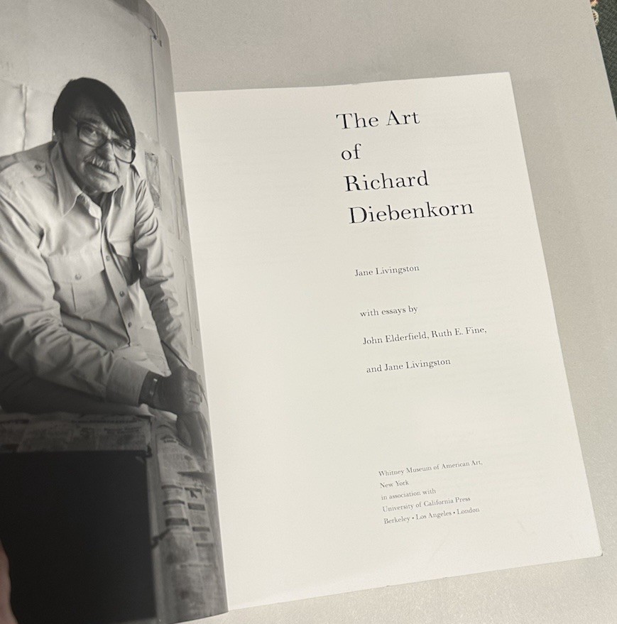 The Art of Richard Diebenkorn – Whitney Museum of Art Exhibit Catalog SC Book
