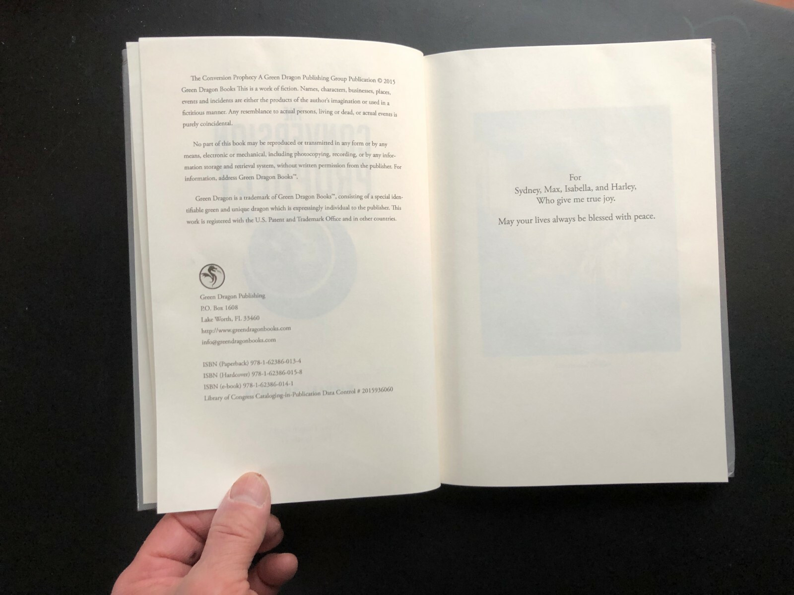 Michael Solomon “The Conversion Prophecy” SIGNED HC Book Made in USA